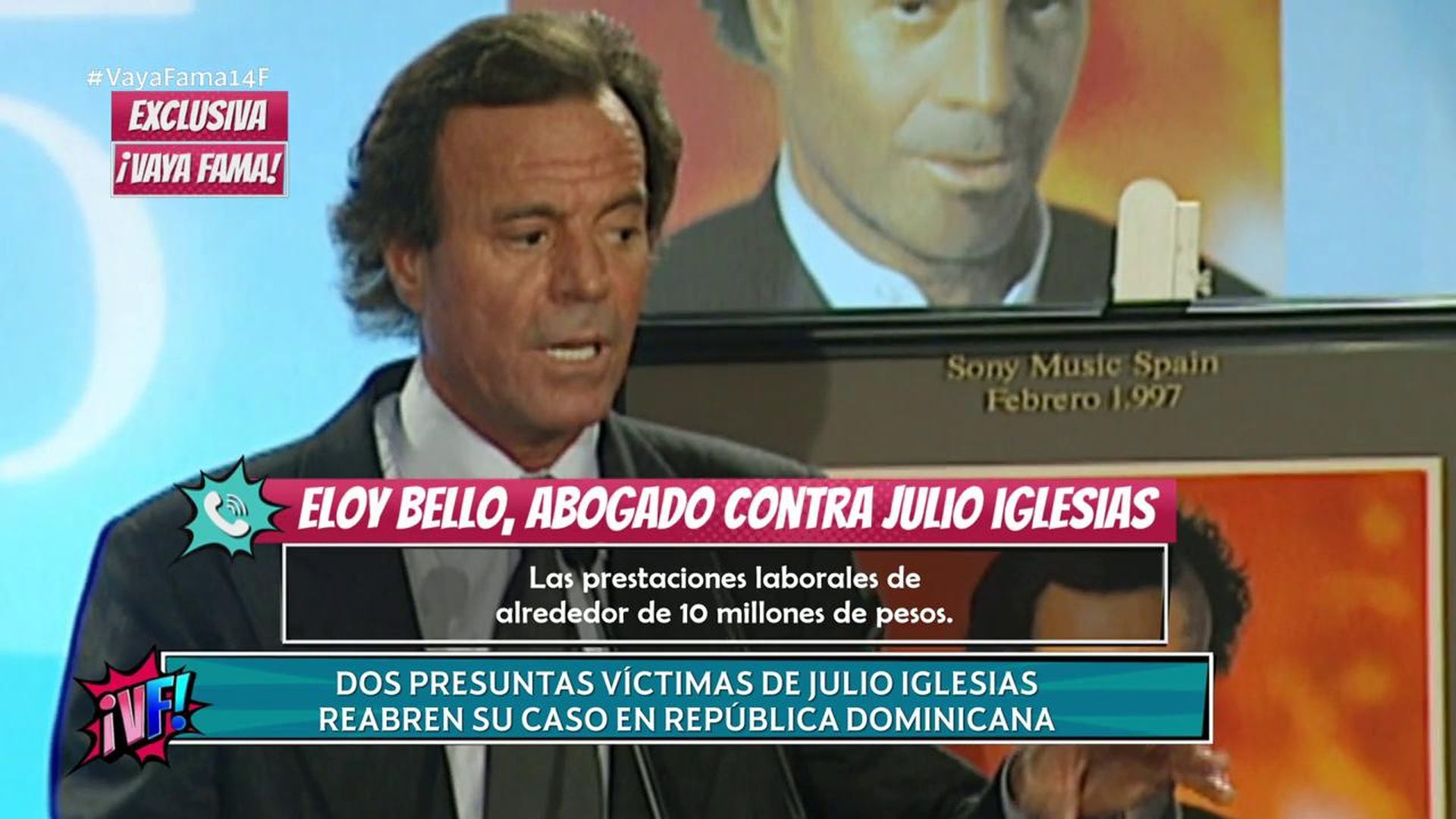 Eloy Bello, abogado, detalla por qué sus clientes han denunciaod a Julio Iglesias