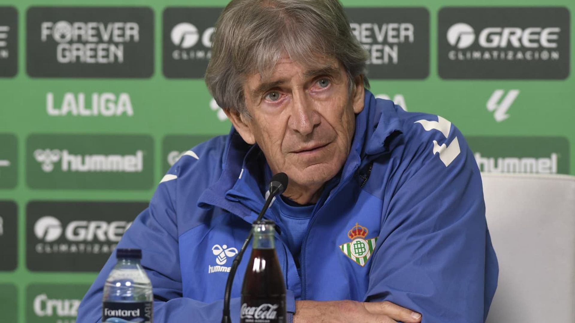 Manuel Pellegrini, en la rueda de prensa previa al Mallorca-Betis