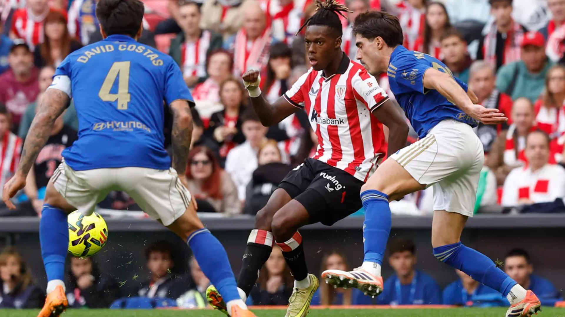 Nico Williams, en el Athletic-Oviedo Nico Williams, en el Athletic-Oviedo