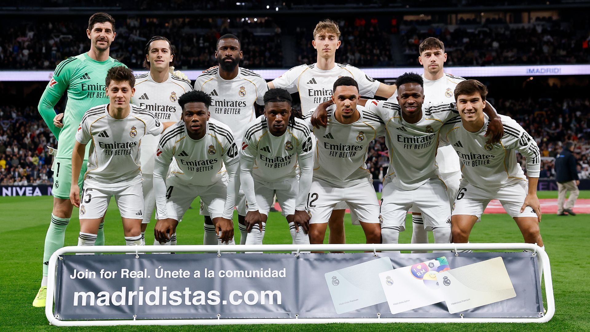 Once del Real Madrid ante la Real Sociedad