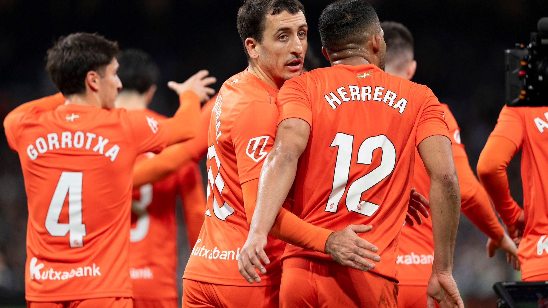 Oyarzabal, tras su gol al Real Madrid.