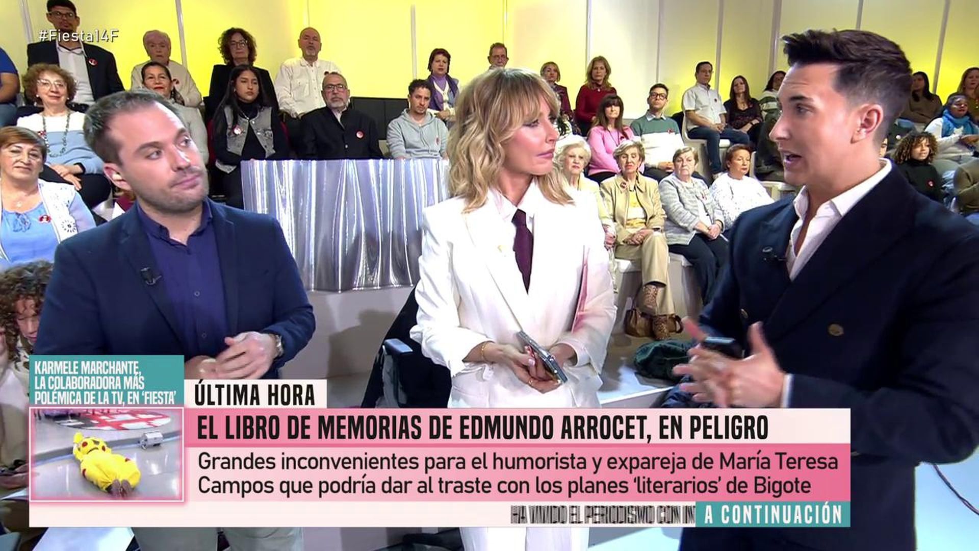 Última hora sobre el libro de Edmundo Arrocet en 'Fiesta'