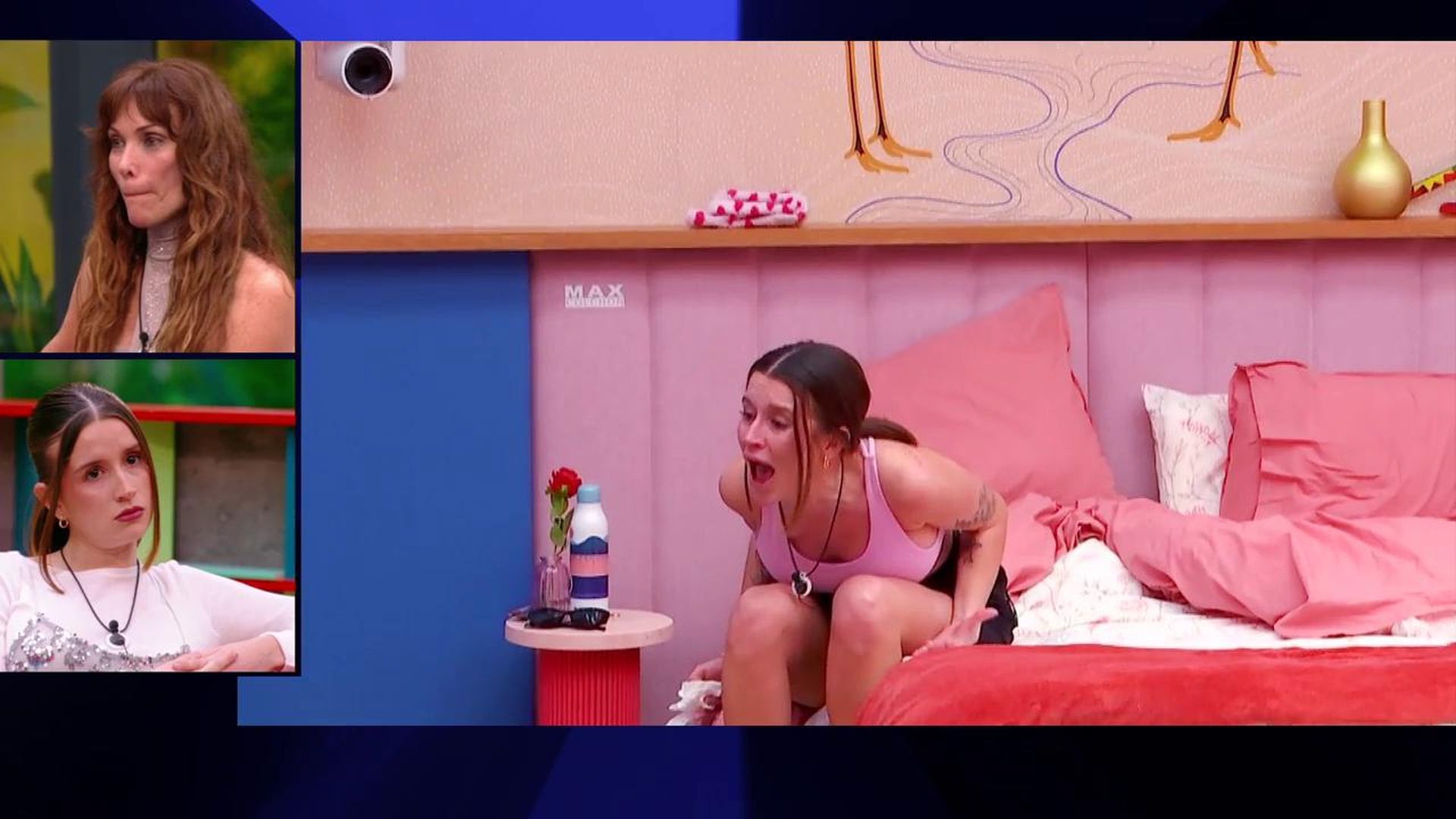 Infinidad de reacciones tras la monumental bronca: de los gritos de Sandra al agobio de todos en la casa