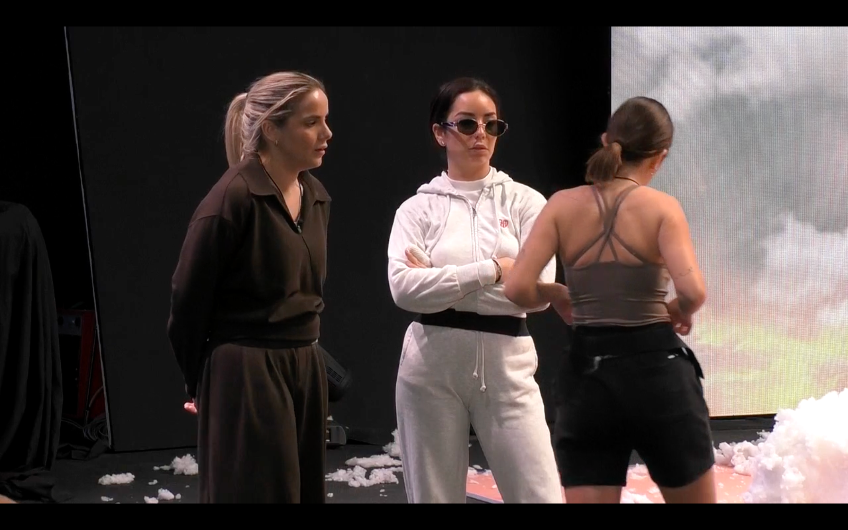 Anita con Sandra y Gloria