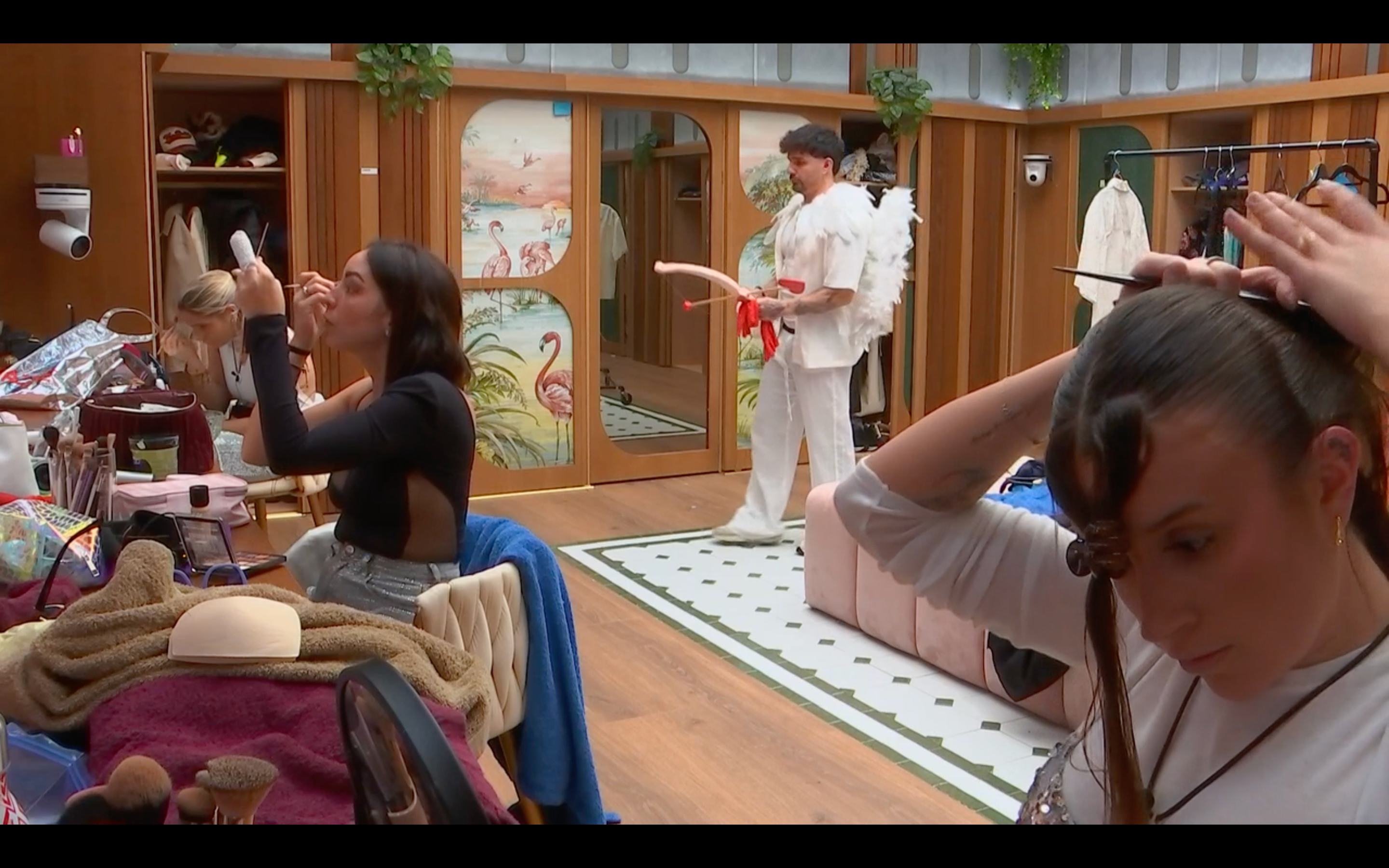 Las chicas se preparan