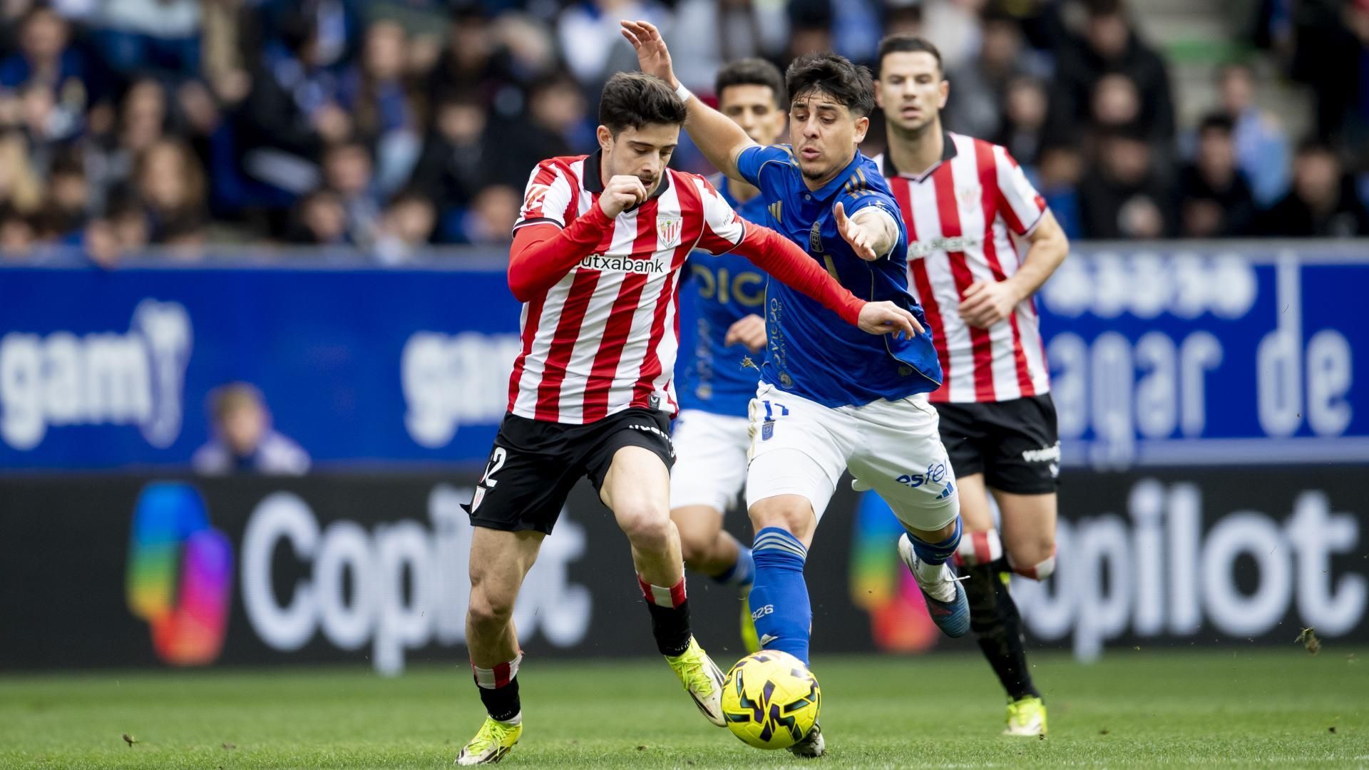 Nico Serrano la lleva ante Colombatto en el Carlos Tartiere