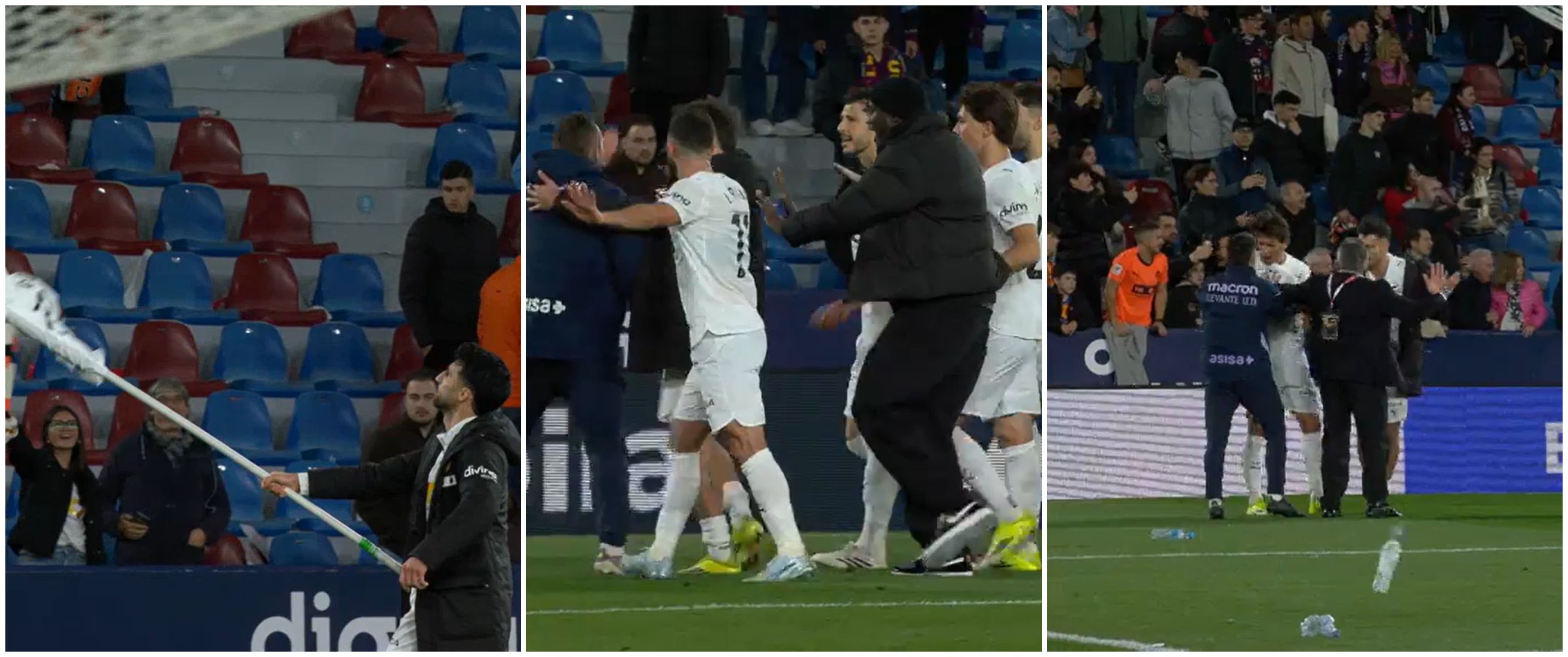 Secuencia de la polémica en el Ciutat de Valencia