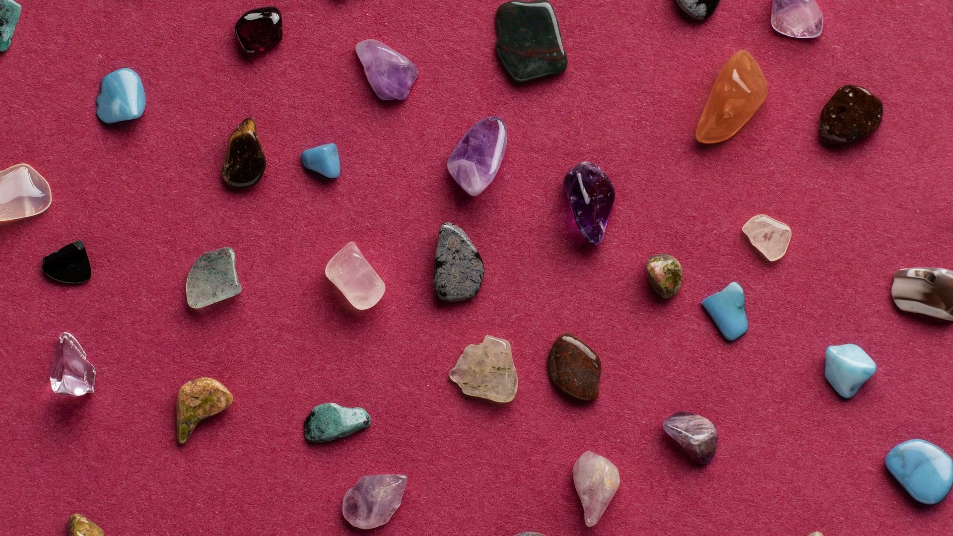 top-view-colorful-small-stone-collection top-view-colorful-small-stone-collection