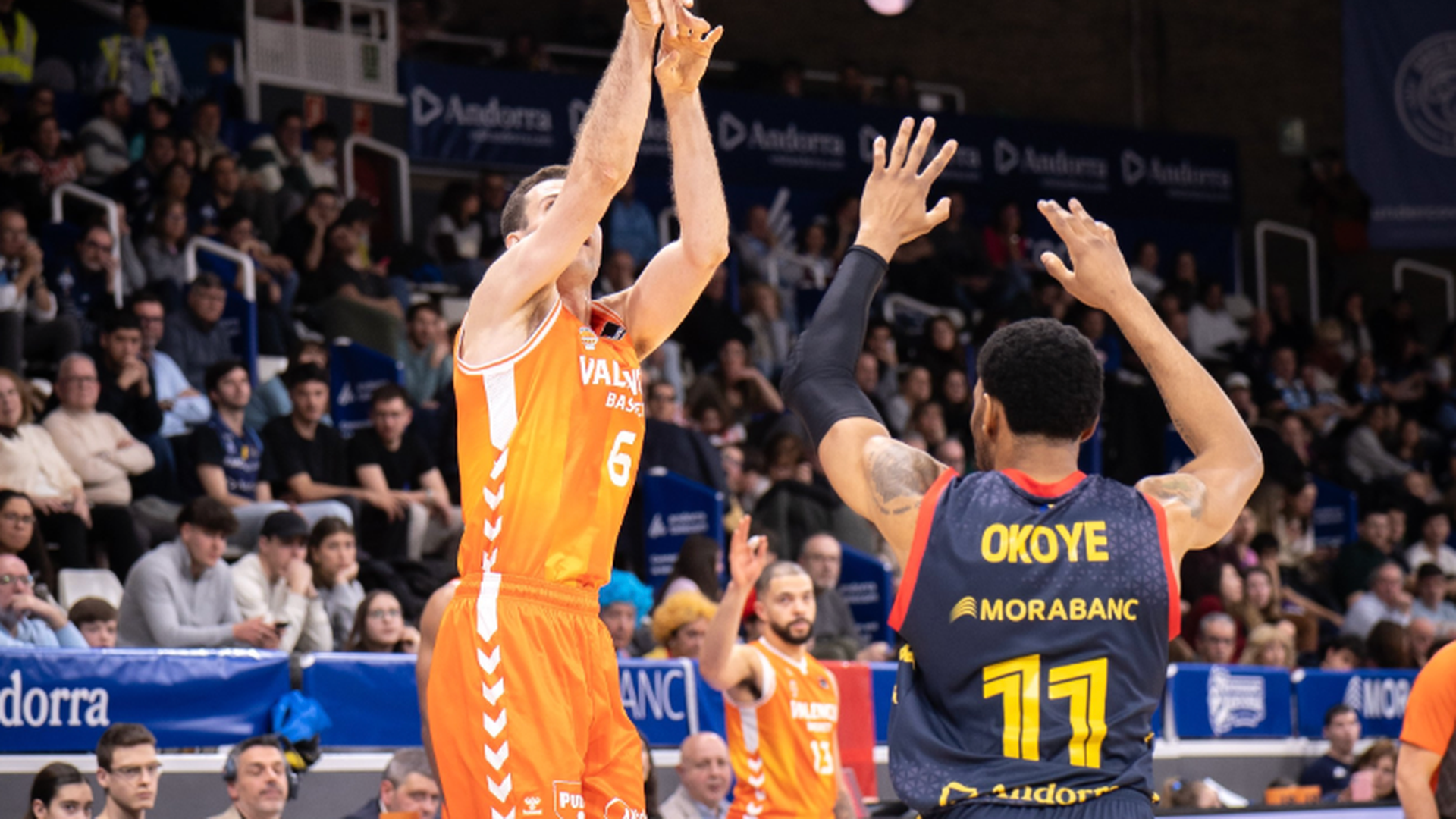 Valencia Basket llega a la Copa del Roig Arena tras aplastar a Andorra (75-107)