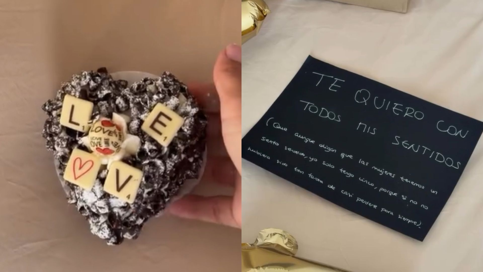 El detallazo de Claudia Martínez con Mario González por su cumple: un regalo para los cinco sentidos