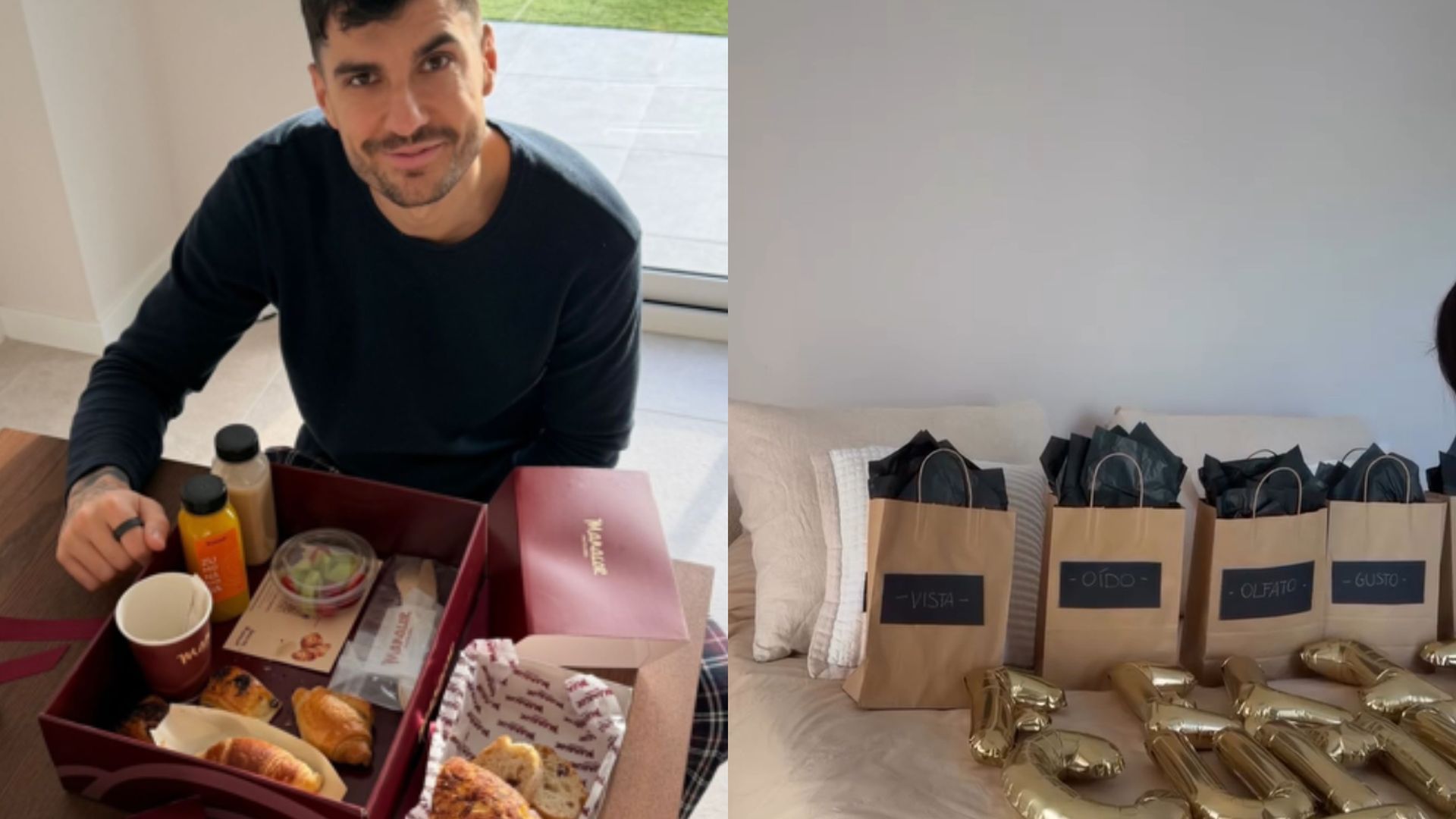 El detallazo de Claudia Martínez con Mario González por su cumple: un regalo para los cinco sentidos