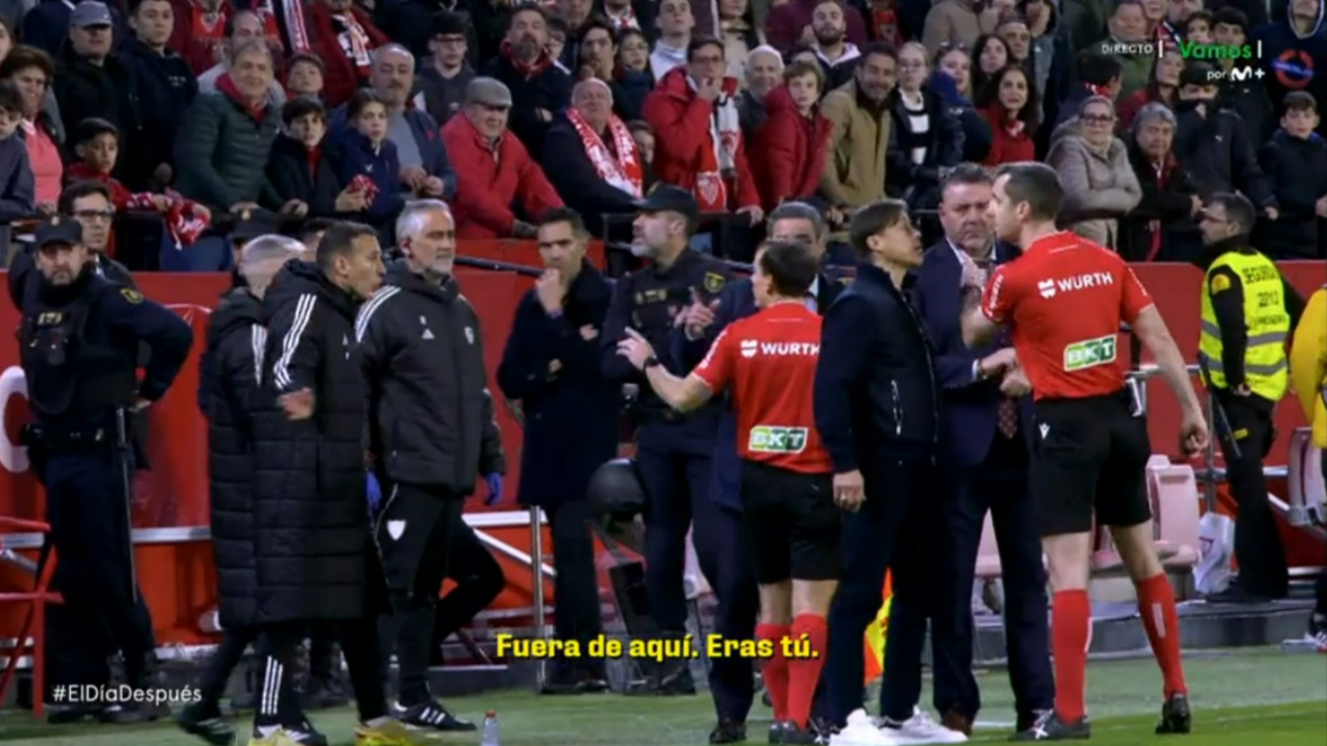 Galech Azpeteguía expulsa a Almeyda