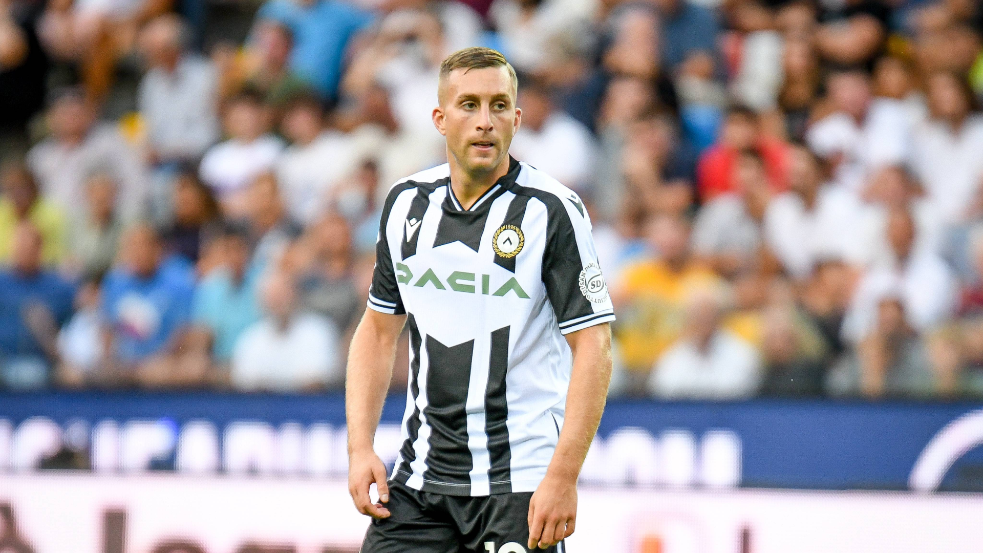 Gerard Deulofeu, en un partido con Udinese
