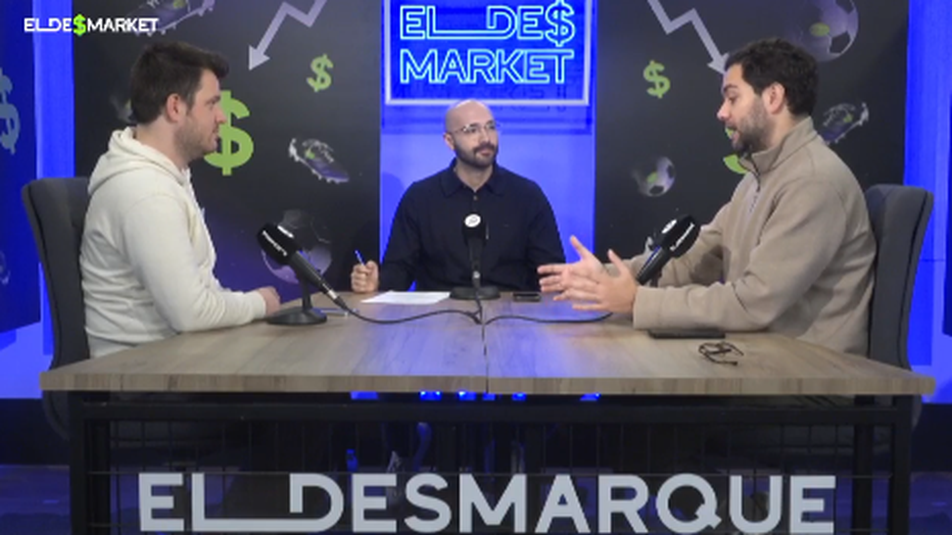 Nacho Donado, Rafa Mainez y Jorge Picón en ElDesmarket