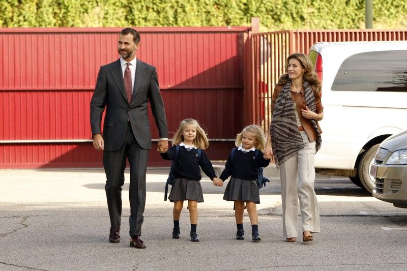 Primer día de colegio de la Infanta Sofía