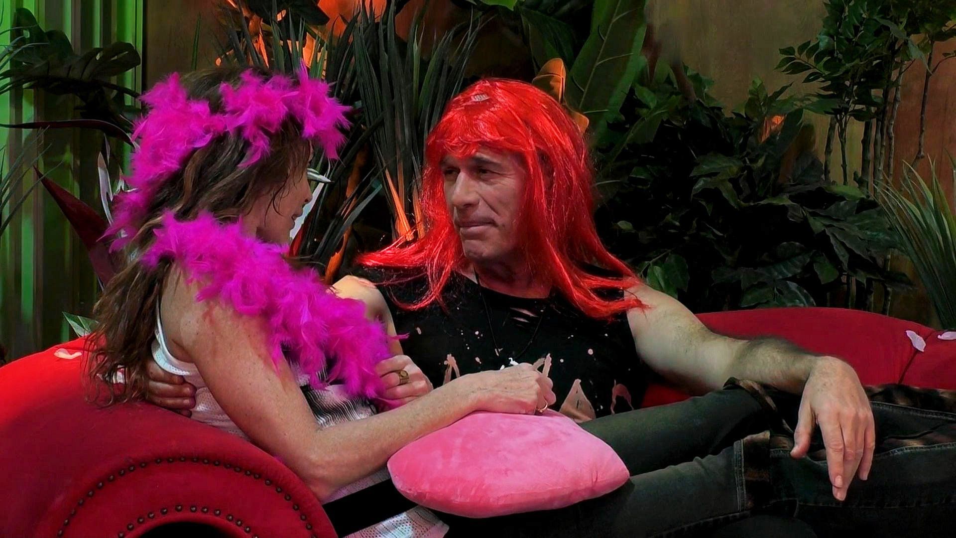 Carlos Lozano y Cristina Piaget en la última fiesta