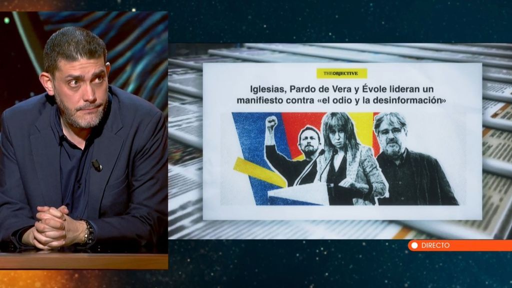El dardo de Jorge Calabrés a Pablo Iglesias tras el manifiesto de periodistas y activistas de la izquierda contra la derecha