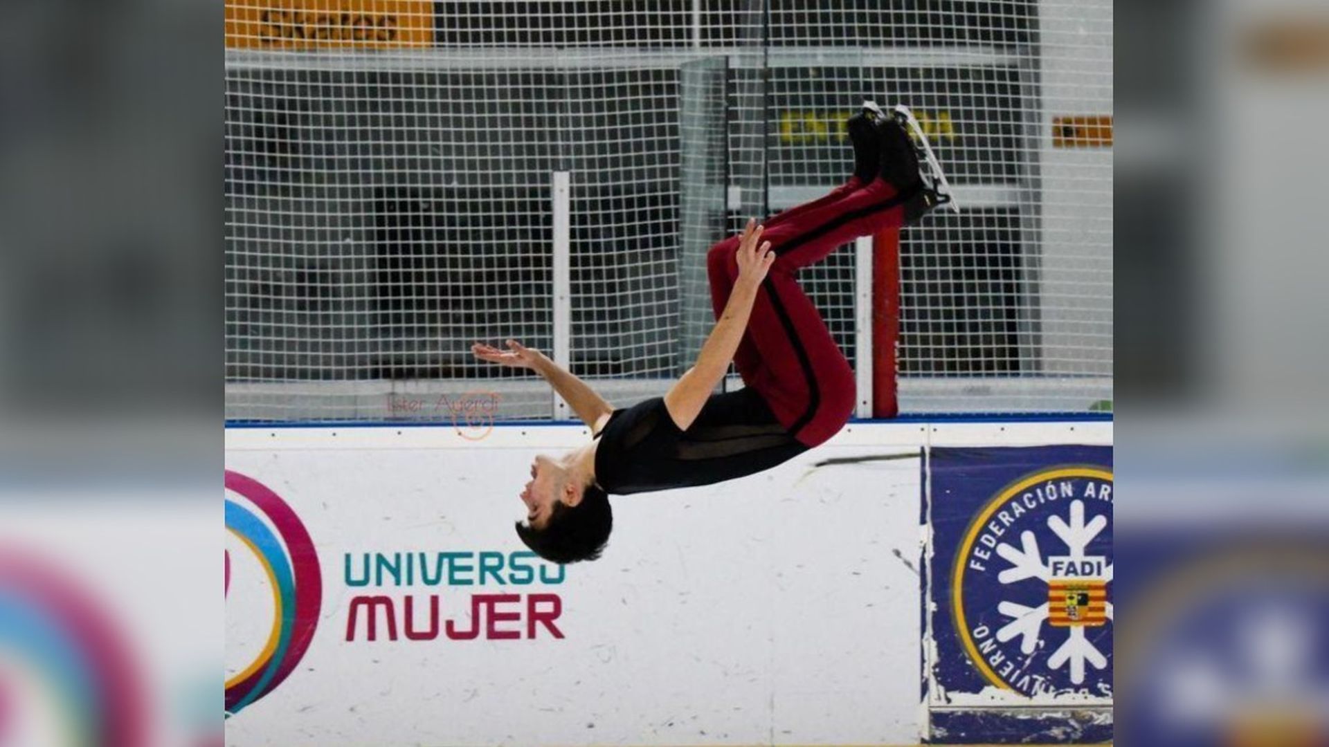 Euken Alberdi fue en 2024 el primer patinador español en hacer un mortal hacia atrás en una competición profesional