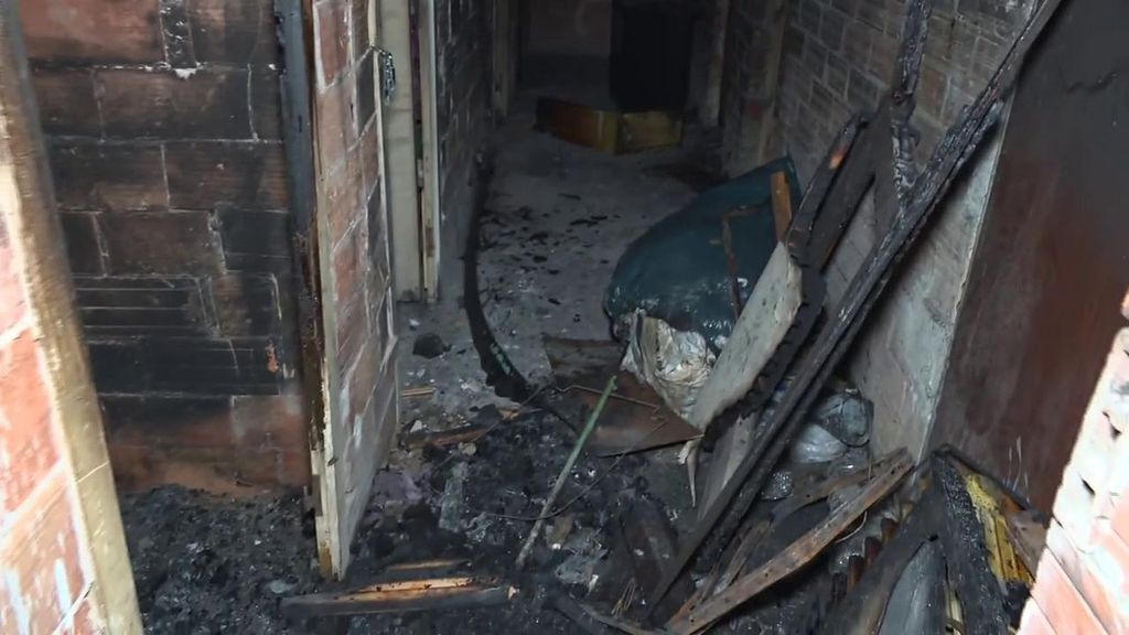 Las imágenes del trastero en el que han muerto cinco adolescentes: un habitáculo sin luz y sin ventanas