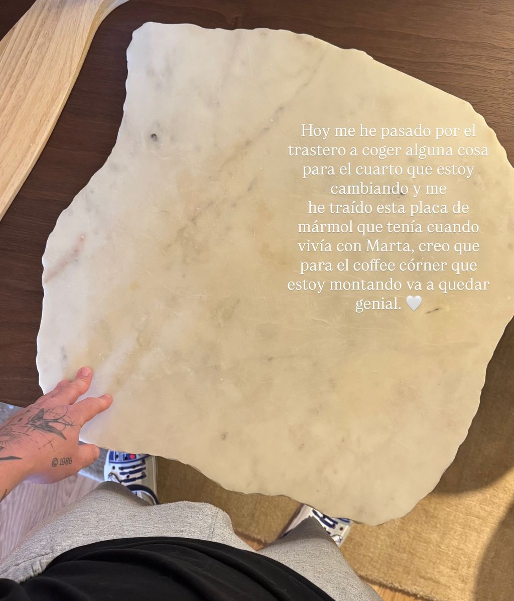 La pieza que guarda Diego Matamoros de cuando vivía con Marta Riumbau