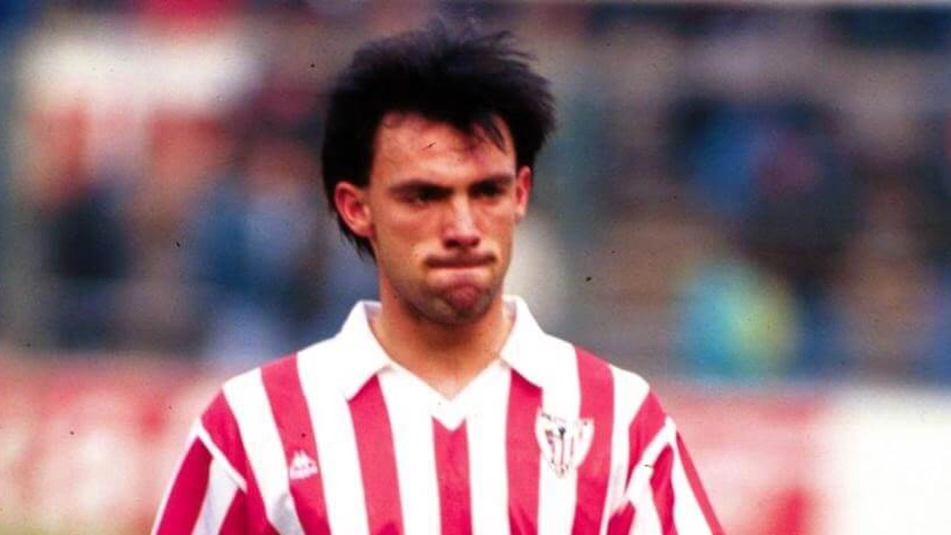 El exjugador del Athletic Club Jabi Luke en sus tiempos como león