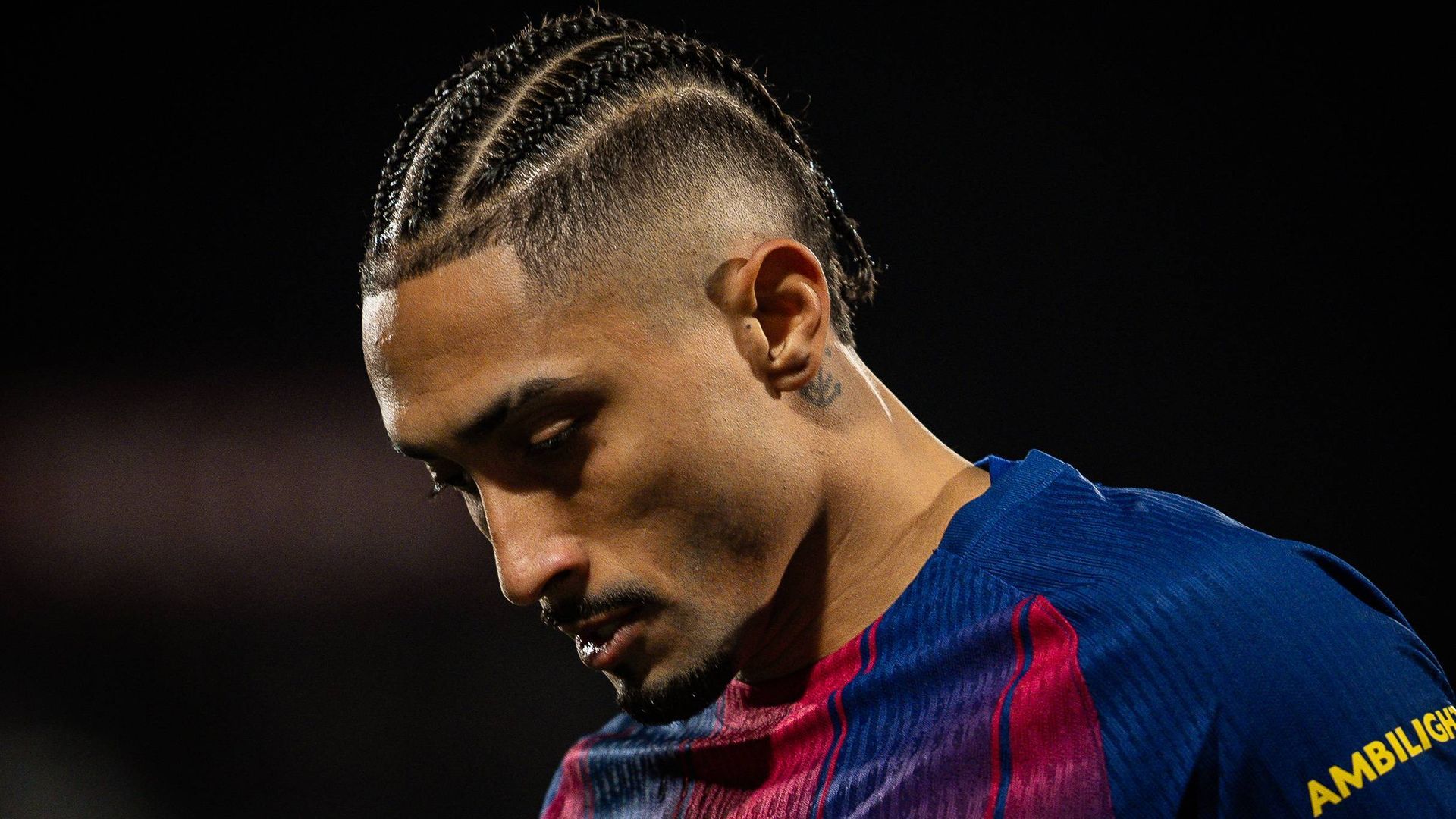 Raphinha en el partido ante el Girona Raphinha en el partido ante el Girona