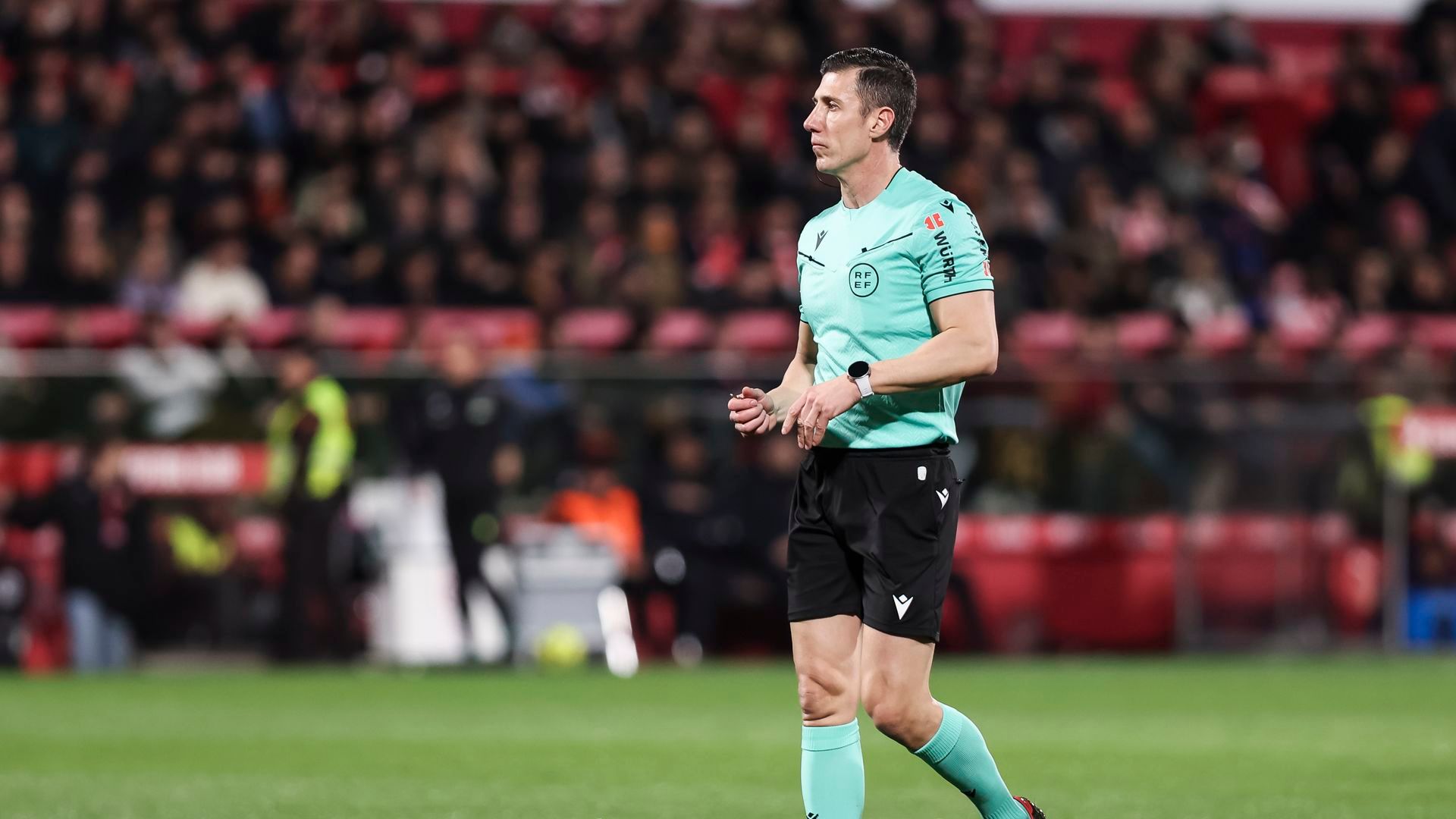 Soto Grado en el Girona-Barcelona