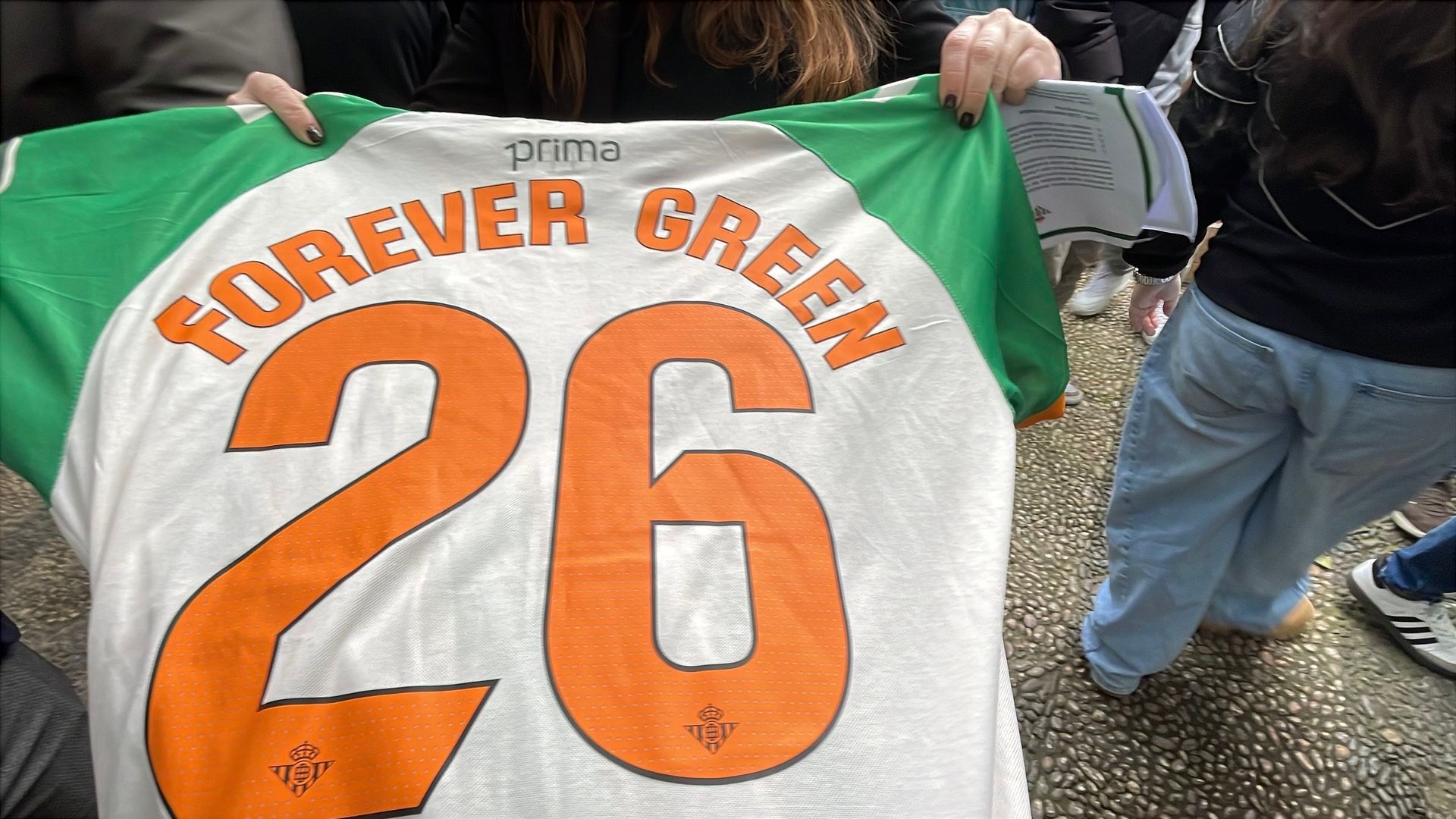 Una camiseta del Betis que huele a azahar Una camiseta del Betis que huele a azahar