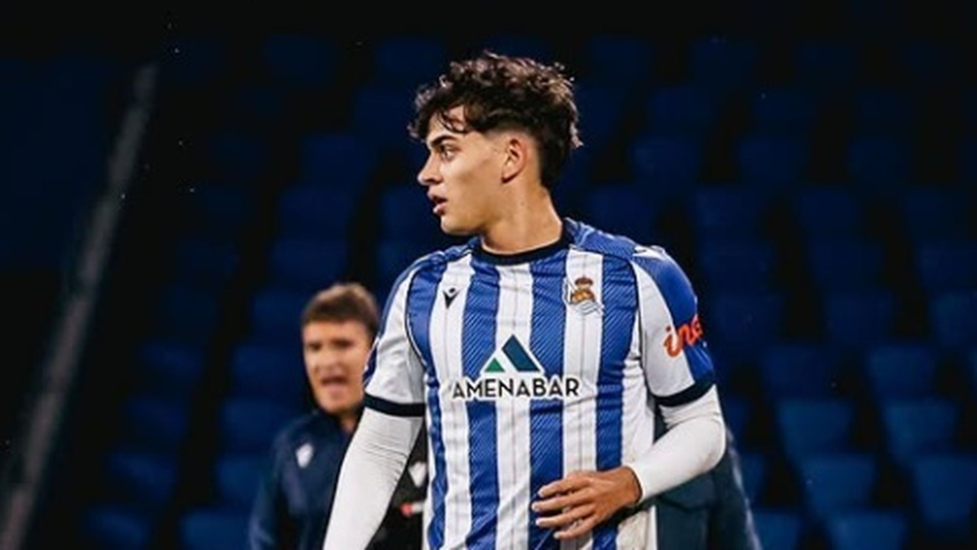 Álex Marchal, durante un partido con el Sanse.