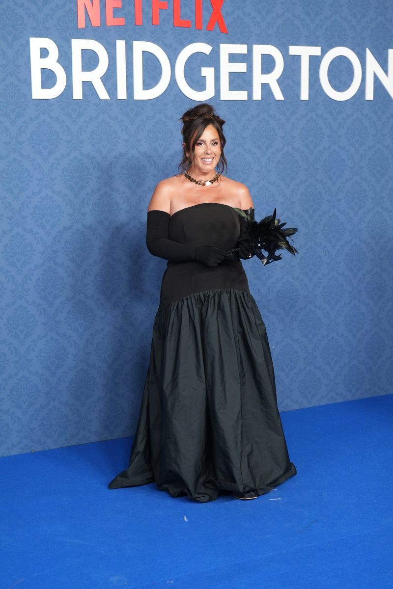 Anabel Pantoja, en la alfombra roja del estreno de la cuarta temporada de 'Los Bridgerton'