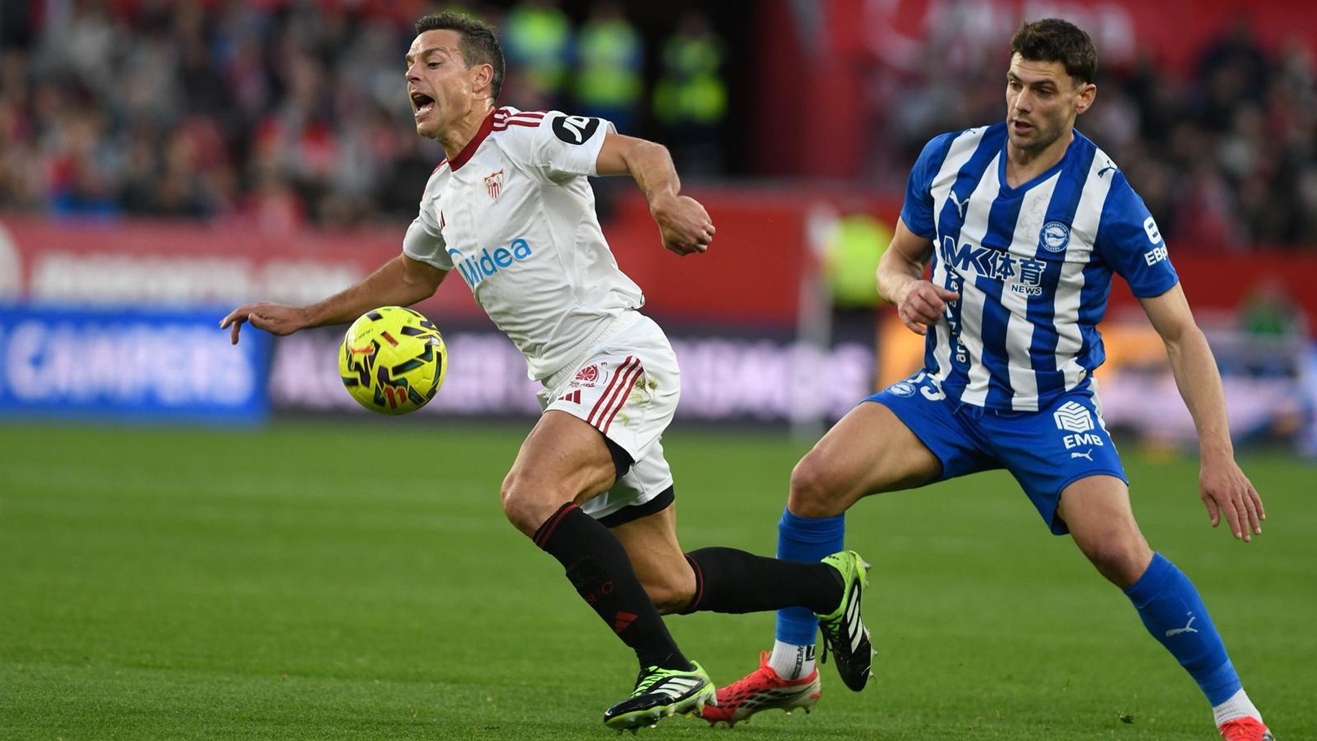 Azpilicueta, en el Sevilla-Alavés