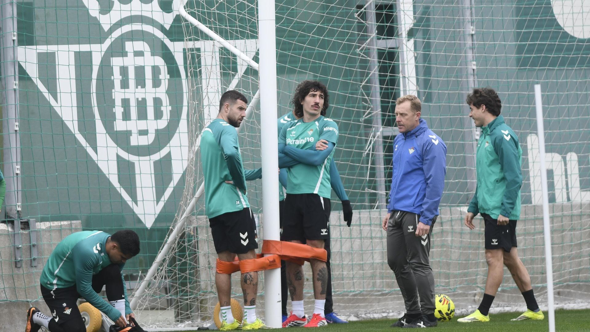 Bellerín, en la sesión de este miércoles