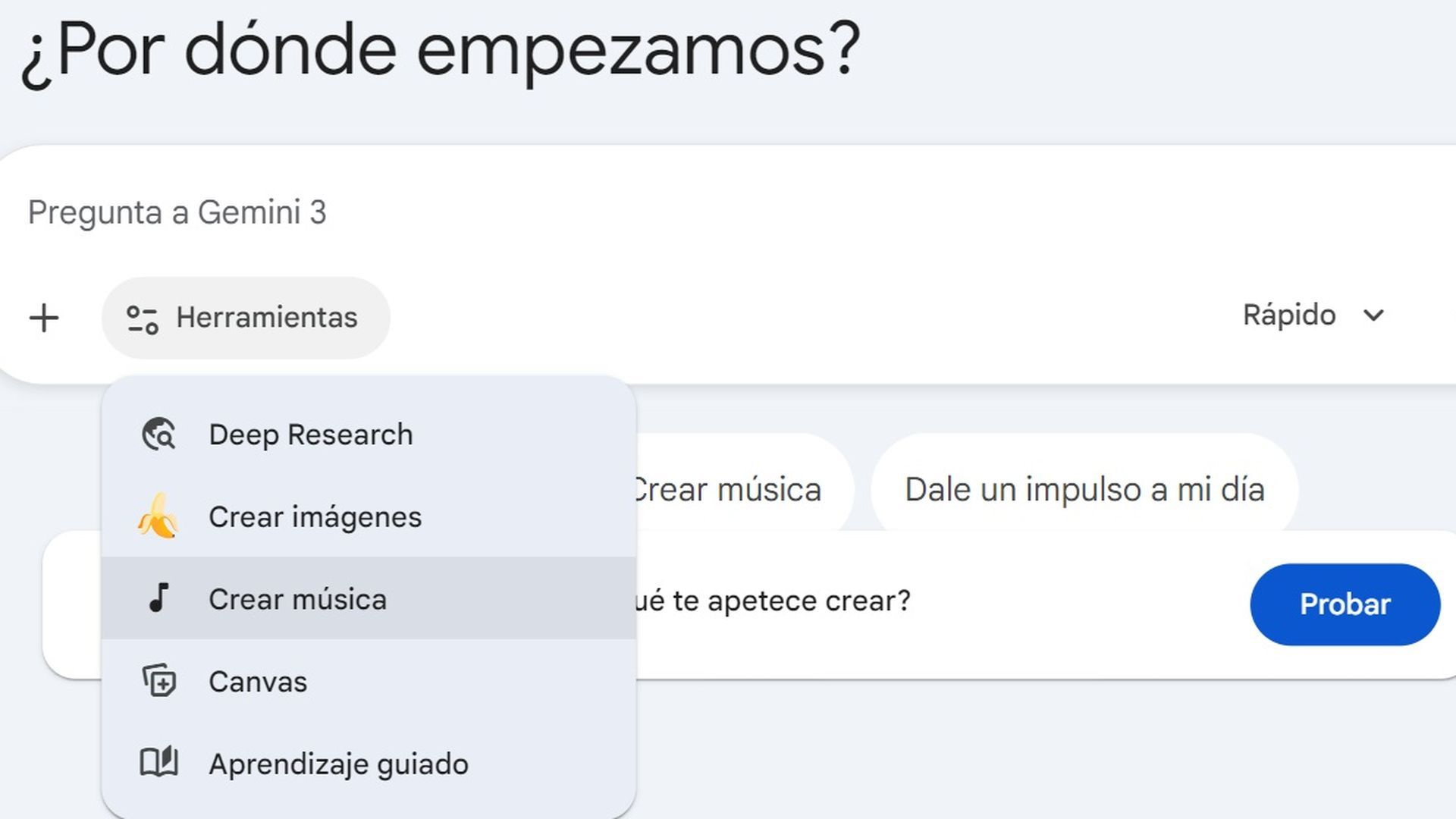 Cómo utilizar Lyria 3, la herramienta musical de Google Gemini