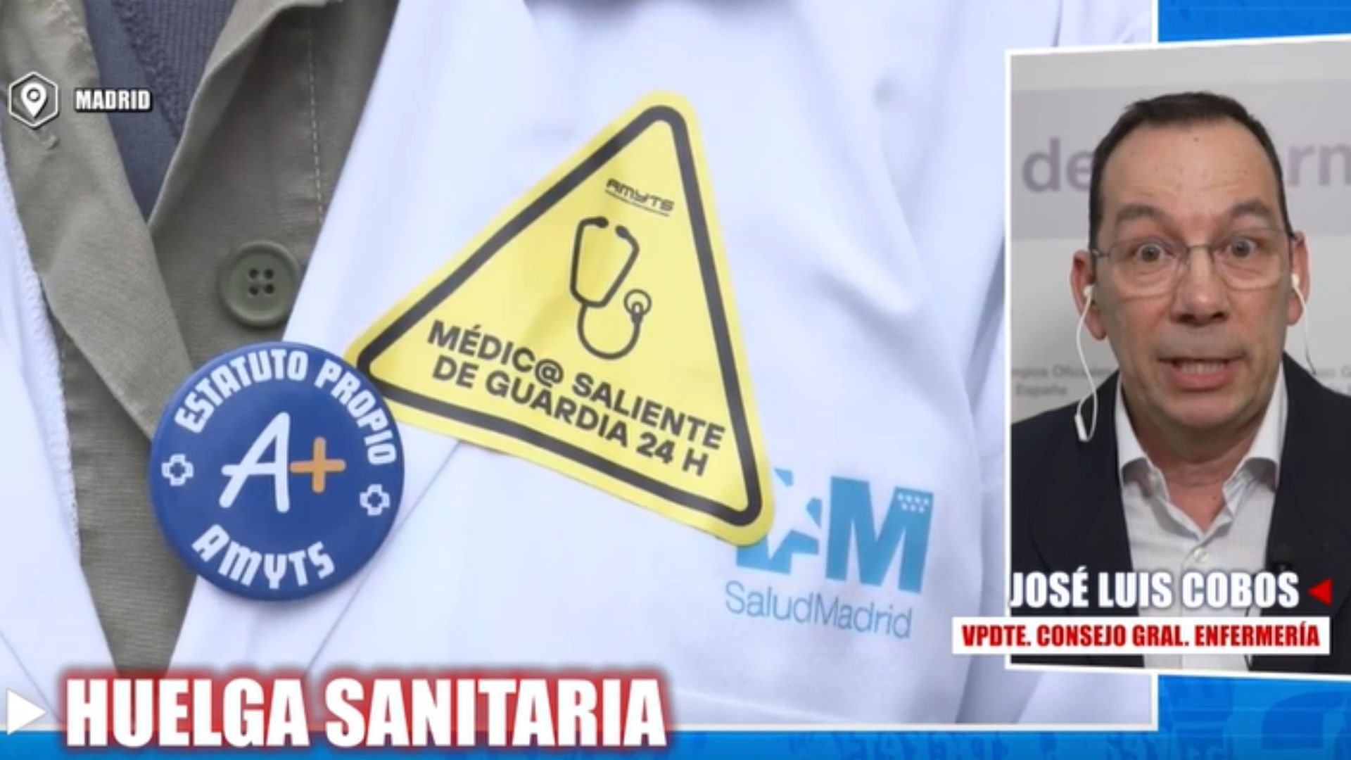 El vicepresidente del Consejo General de Enfermería, tajante sobre la huelga médica: "No queremos sustituir a los médicos" El vicepresidente del Consejo General de Enfermería, tajante sobre la huelga médica: "No queremos sustituir a los médicos"