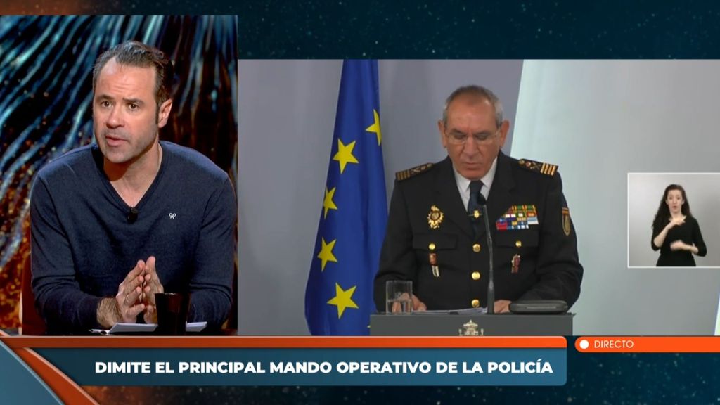 "Había gente que sabía esto, no solo el aludido": Javier Chicote, ante la dimisión del número 2 de la Policía Nacional