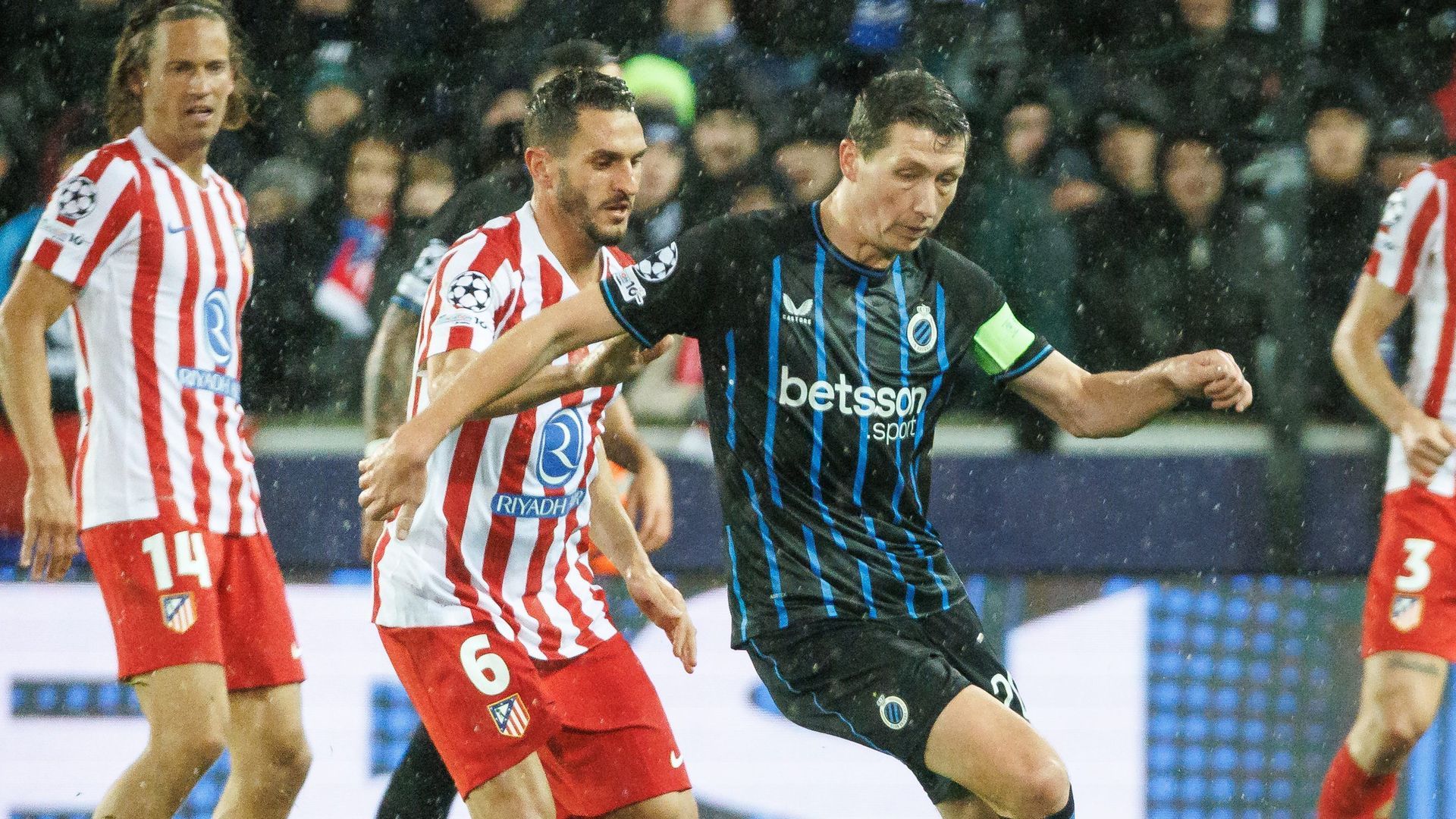 Koke en el partido contra el Brujas Koke en el partido contra el Brujas