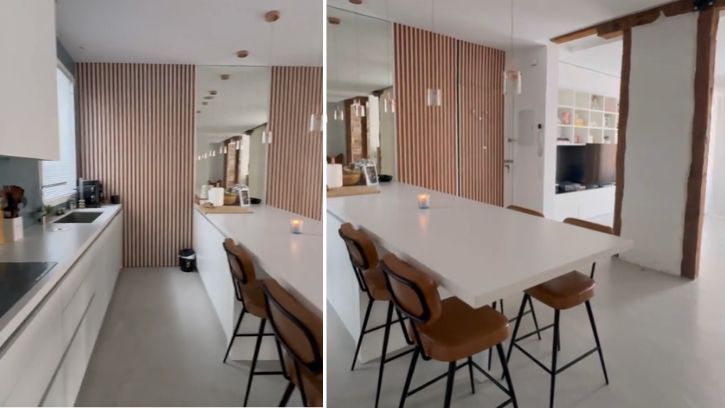 La casa recuerda a un loft neoyorkino