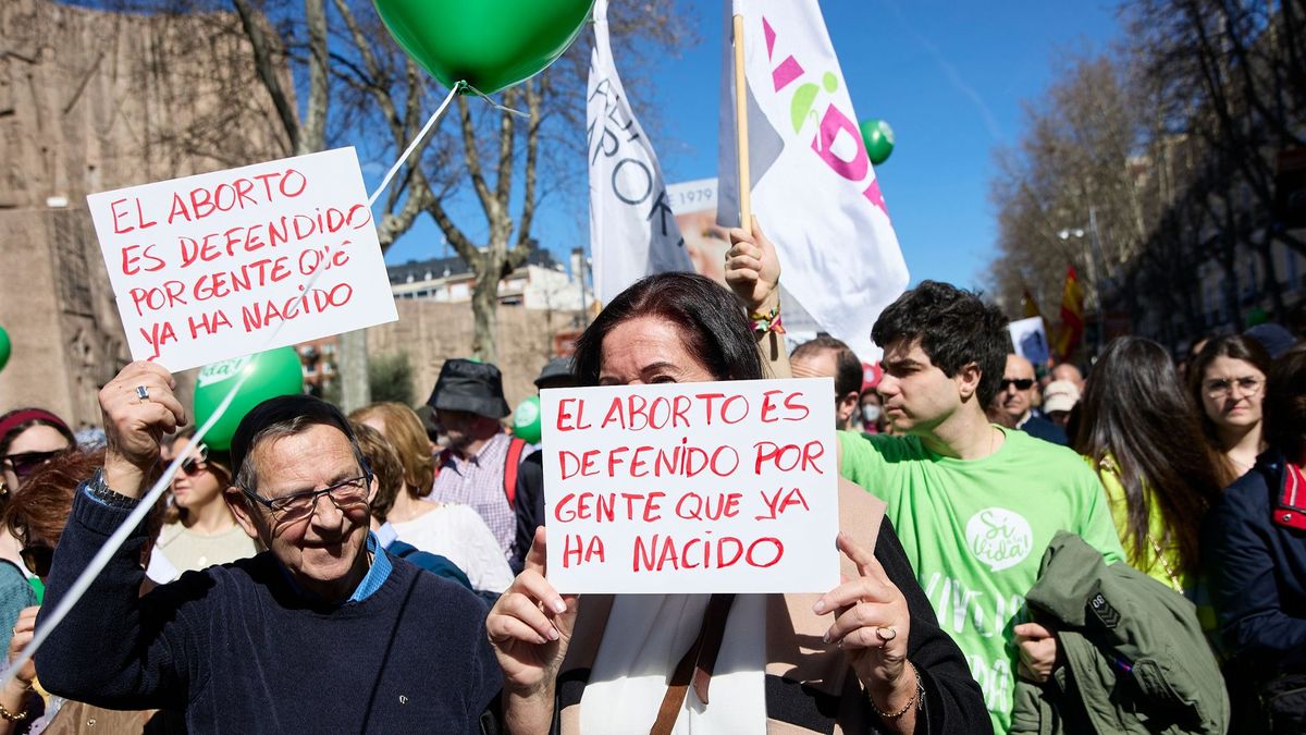 23.000 personas marchan en Madrid contra el aborto