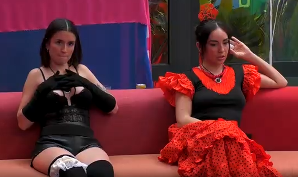 Sandra departe con Anita