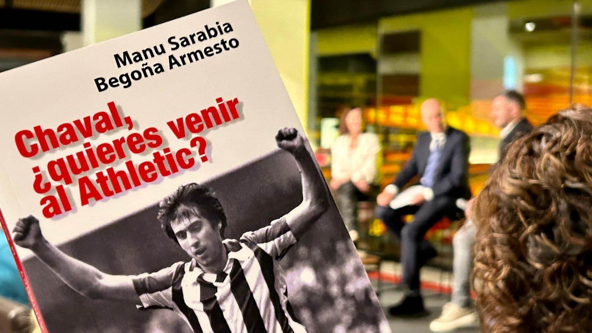 Manolo Sarabia presenta su libro en San Mamés