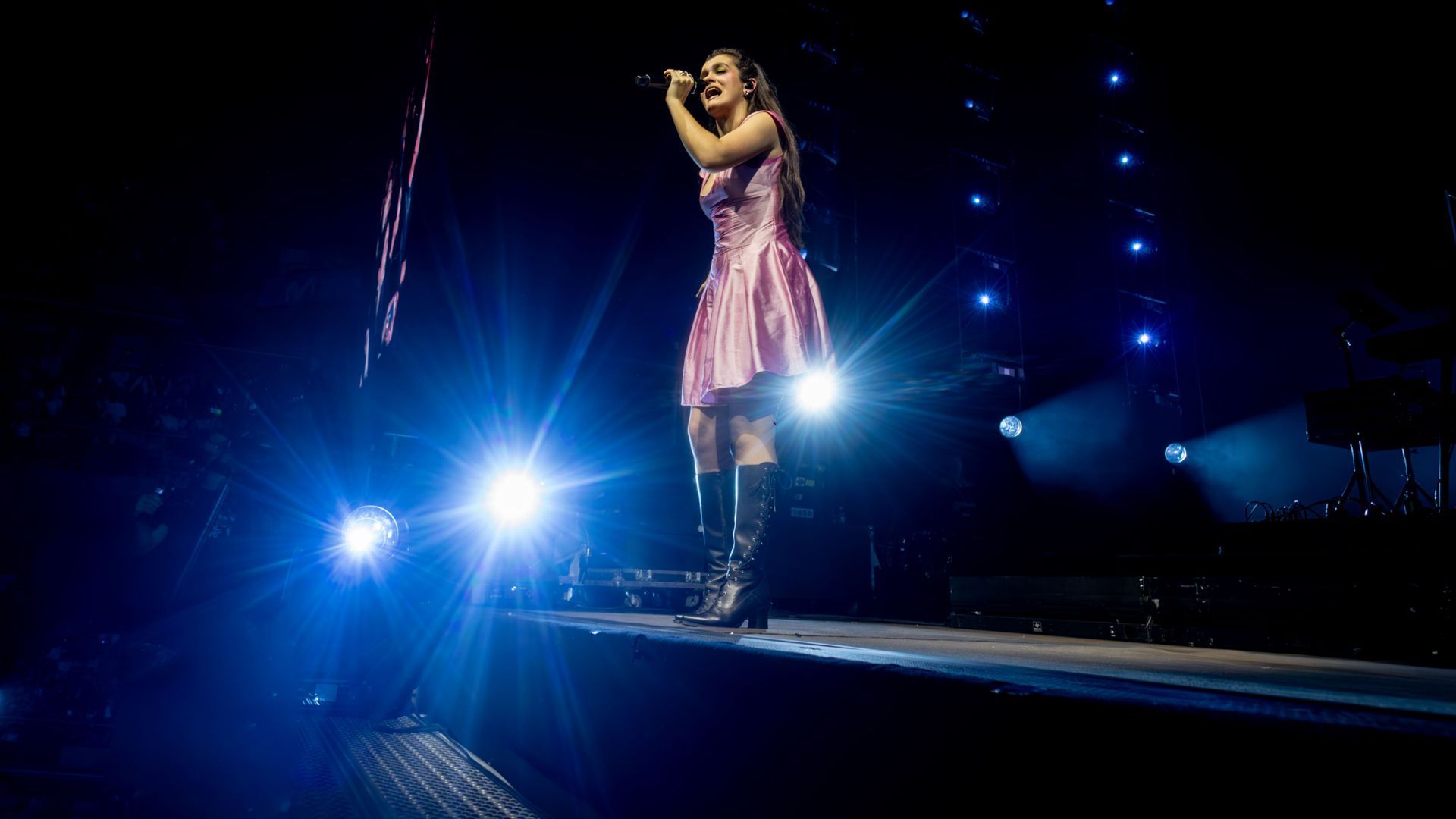 Amaia Romero en concierto.