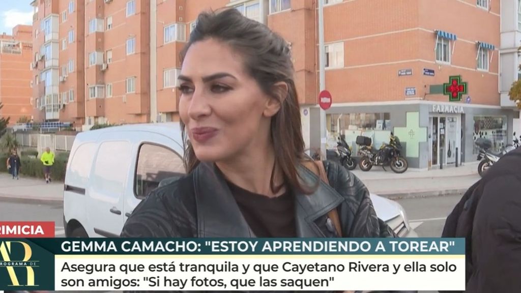 Gemma Camacho, tras ser relacionada con Cayetano Rivera: "Estoy aprendiendo a torear"