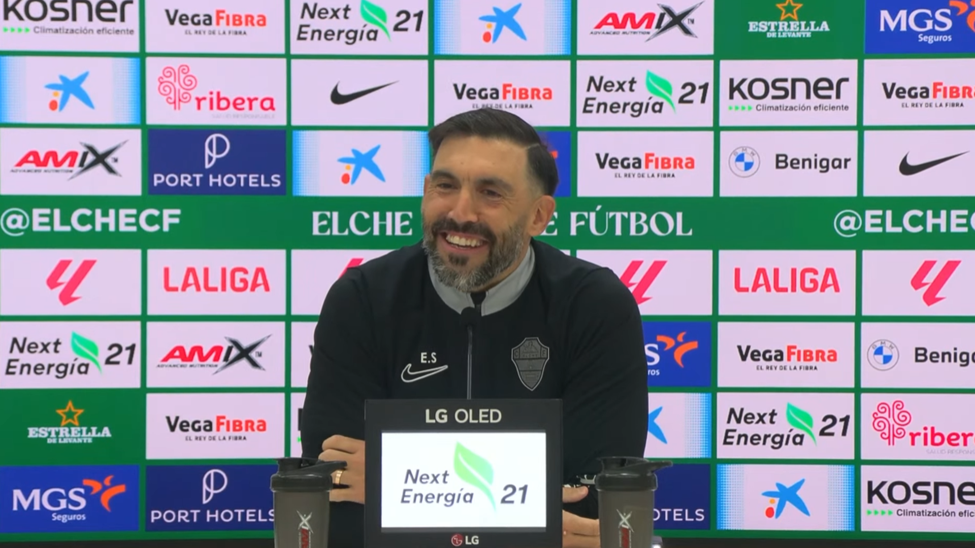 Eder Sarabia en sala de prensa Eder Sarabia en sala de prensa