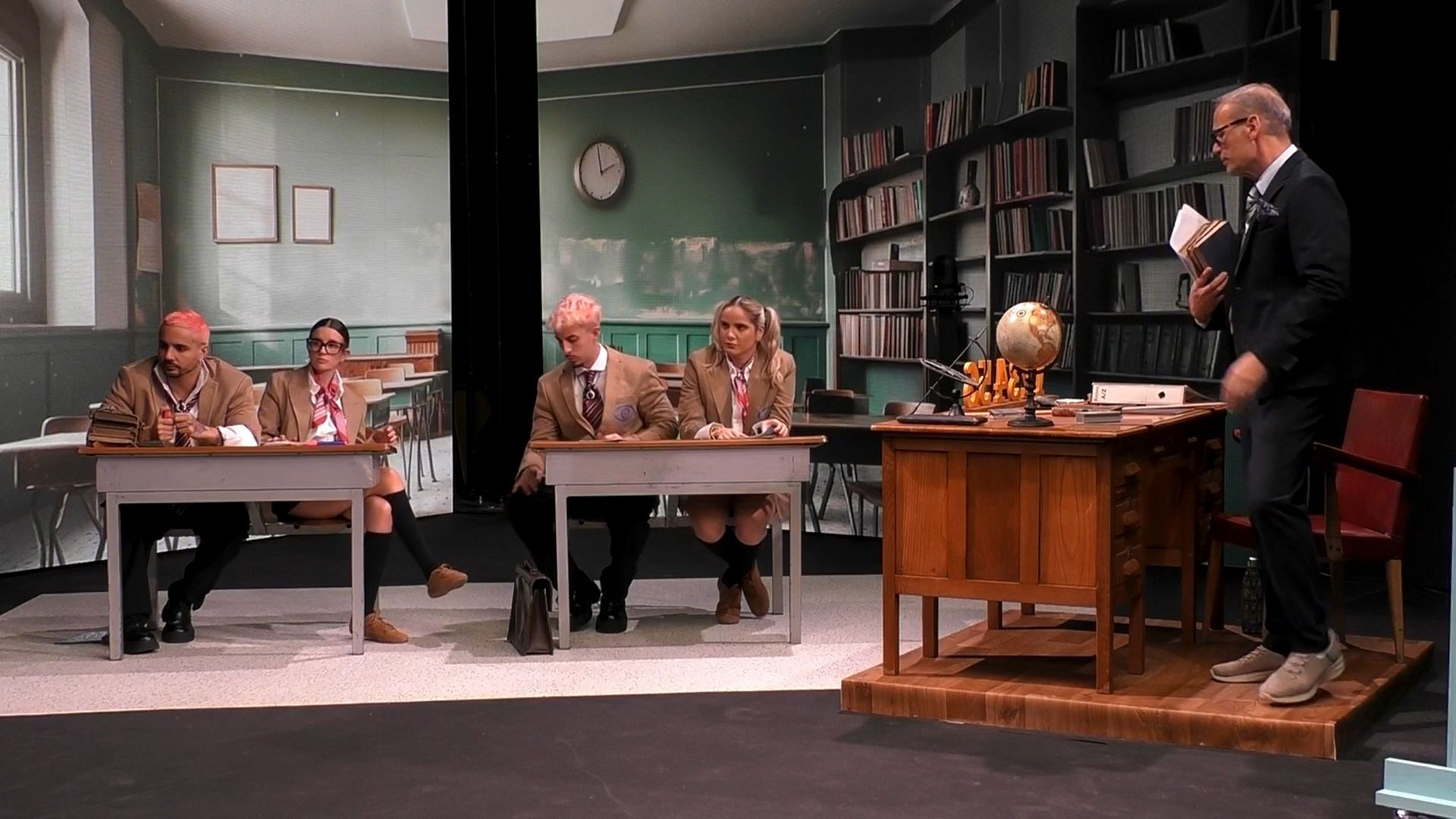 Grabando la serie ‘Matrículas de amor’