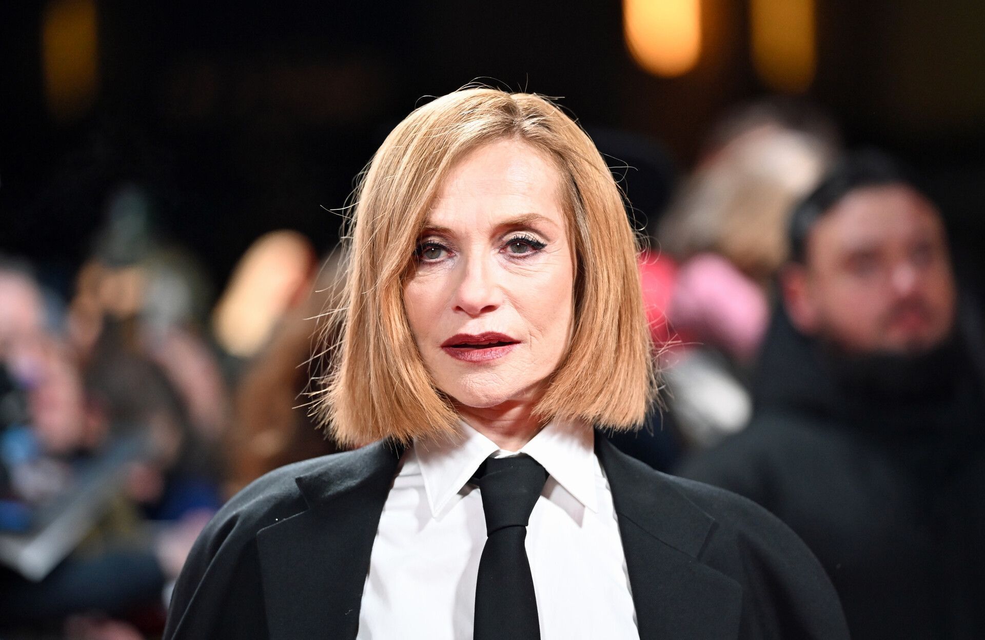 Isabelle Huppert en la reciente Berlinale