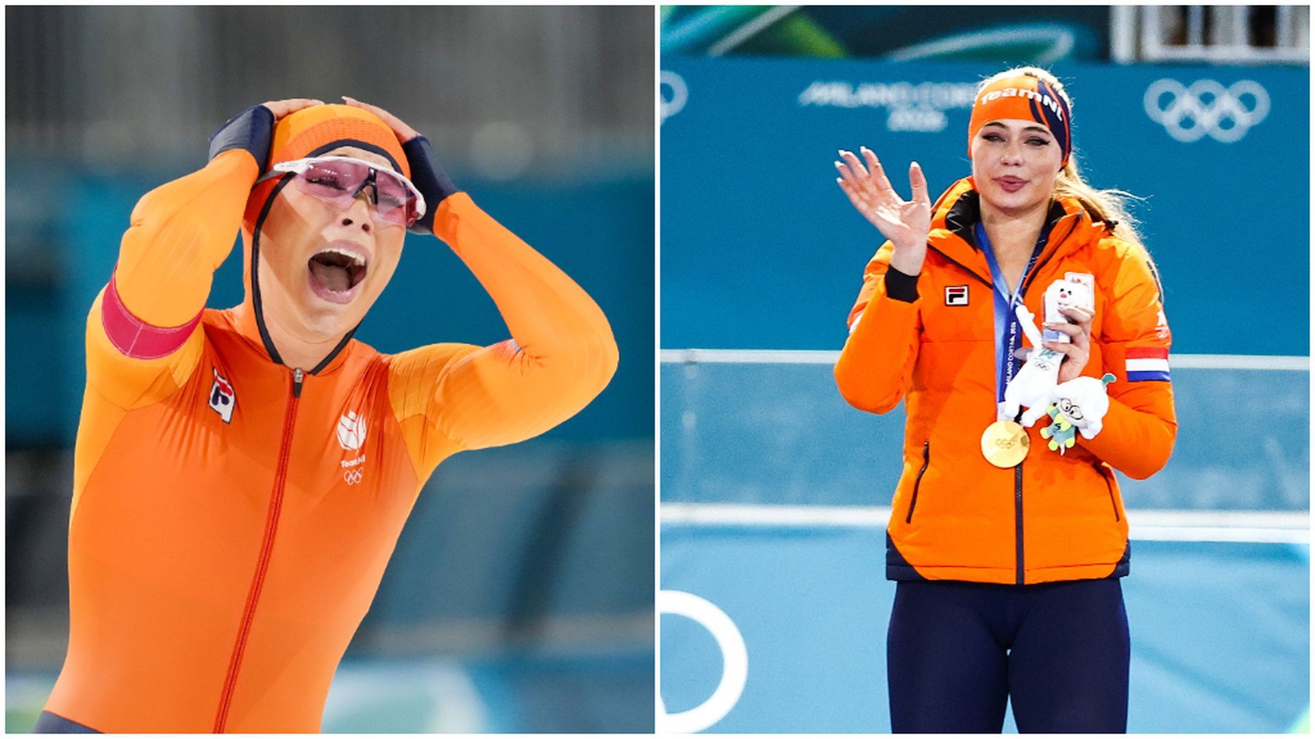 Jutta Leerdam ganando la medalla de oro en patinaje de velocidad en los Juegos Olímpicos de Invierno 2026 Jutta Leerdam ganando la medalla de oro en patinaje de velocidad en los Juegos Olímpicos de Invierno 2026