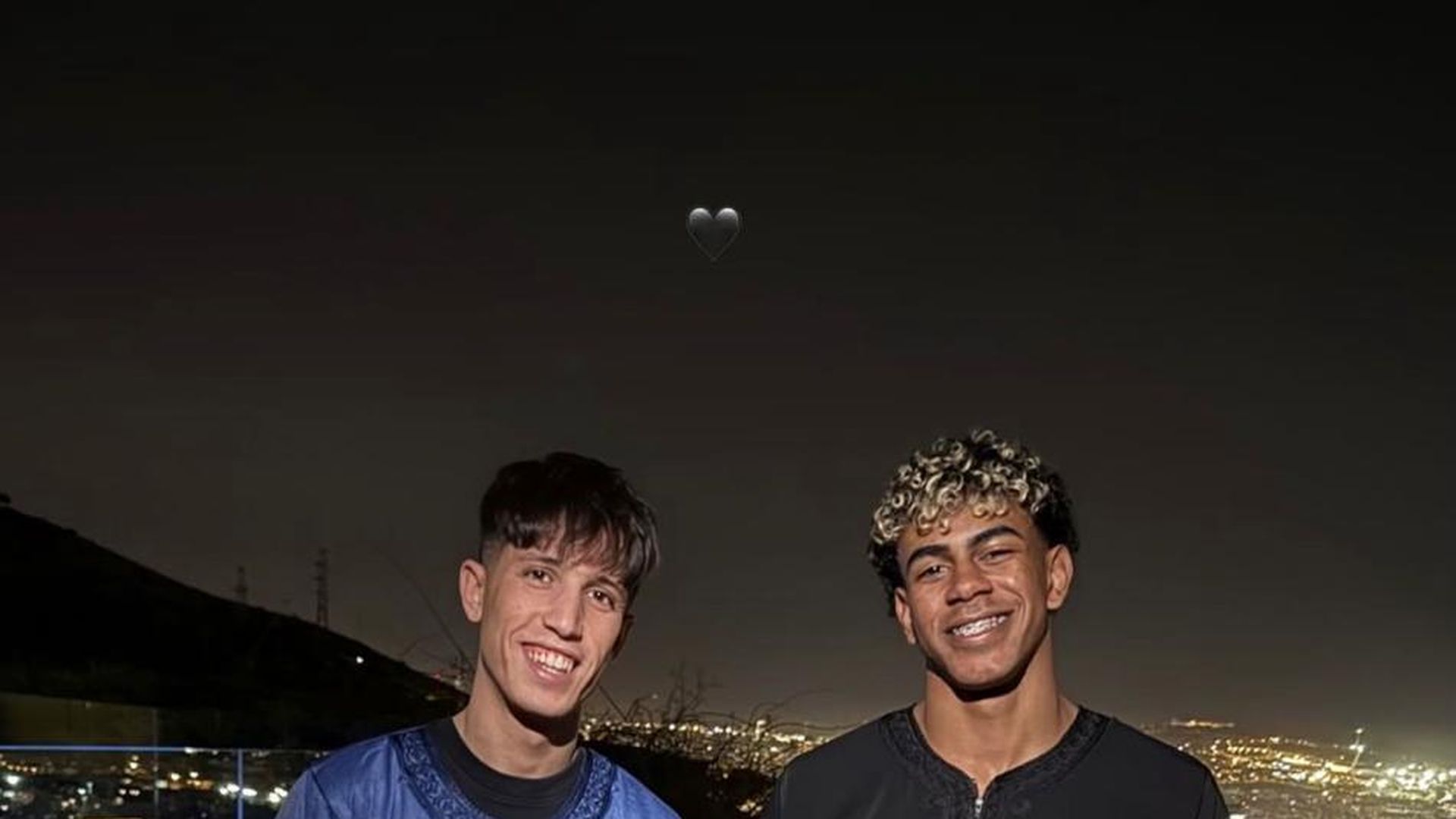 Lamine Yamal junto a su mejor amigo, Souhaib