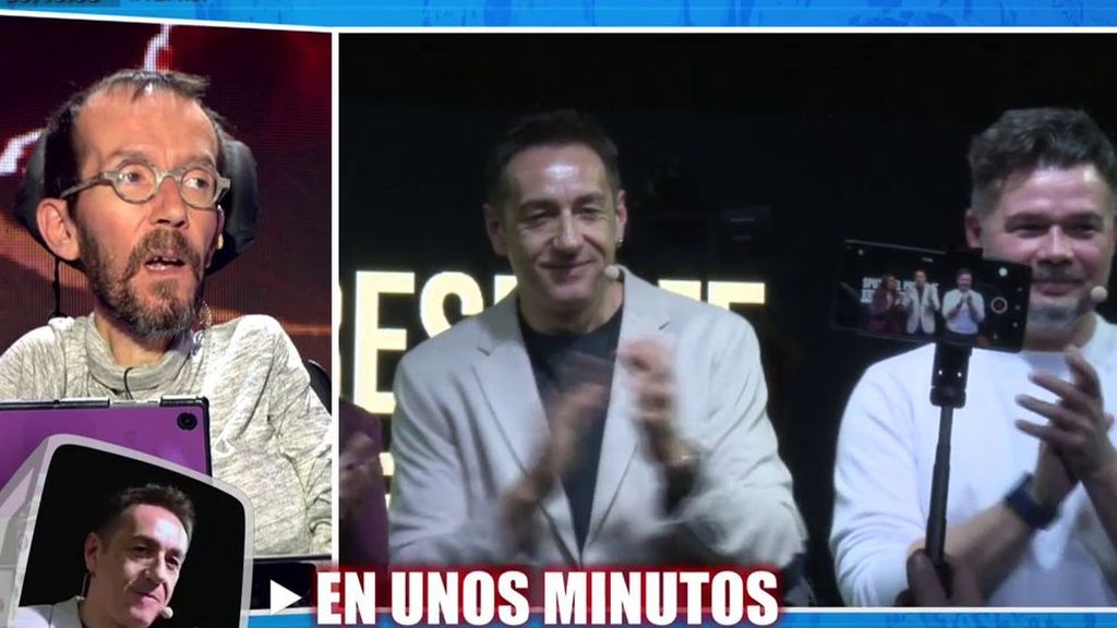 Pablo Echenique, crítico con Gabriel Rufián y Emilio Delgado en 'Todo es mentira'