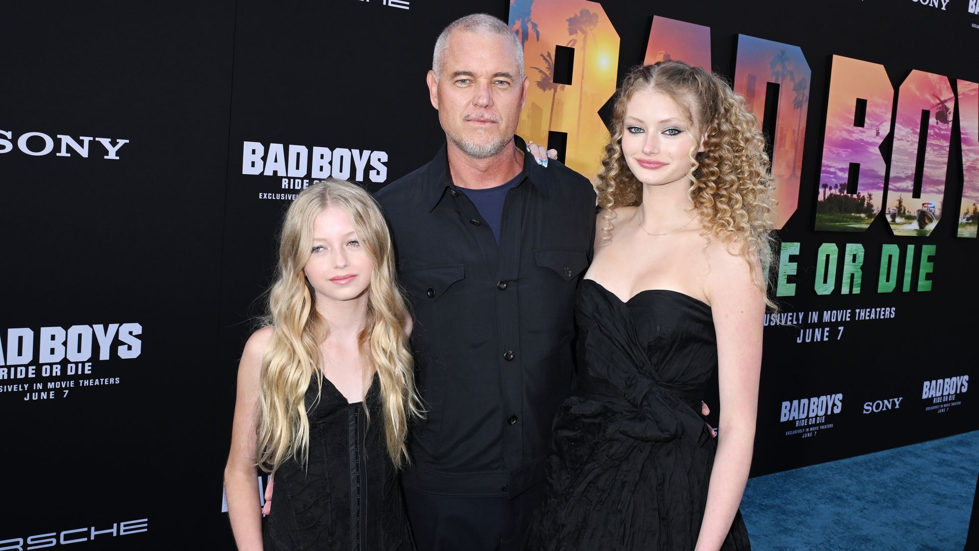 Eric Dane junto a sus hijas, Billie Beatrice y Georgia Geraldine