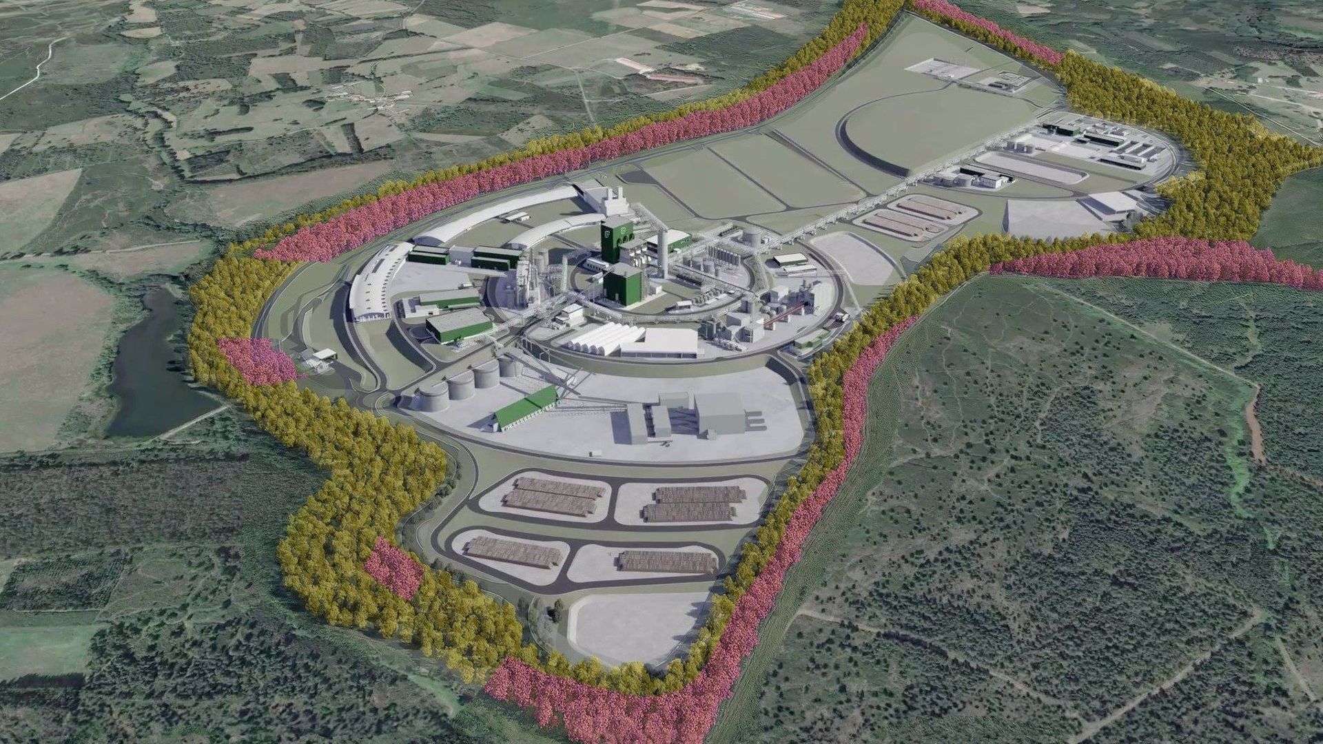 Proyecto 'Gama', que planea Altri para Palas de Rei